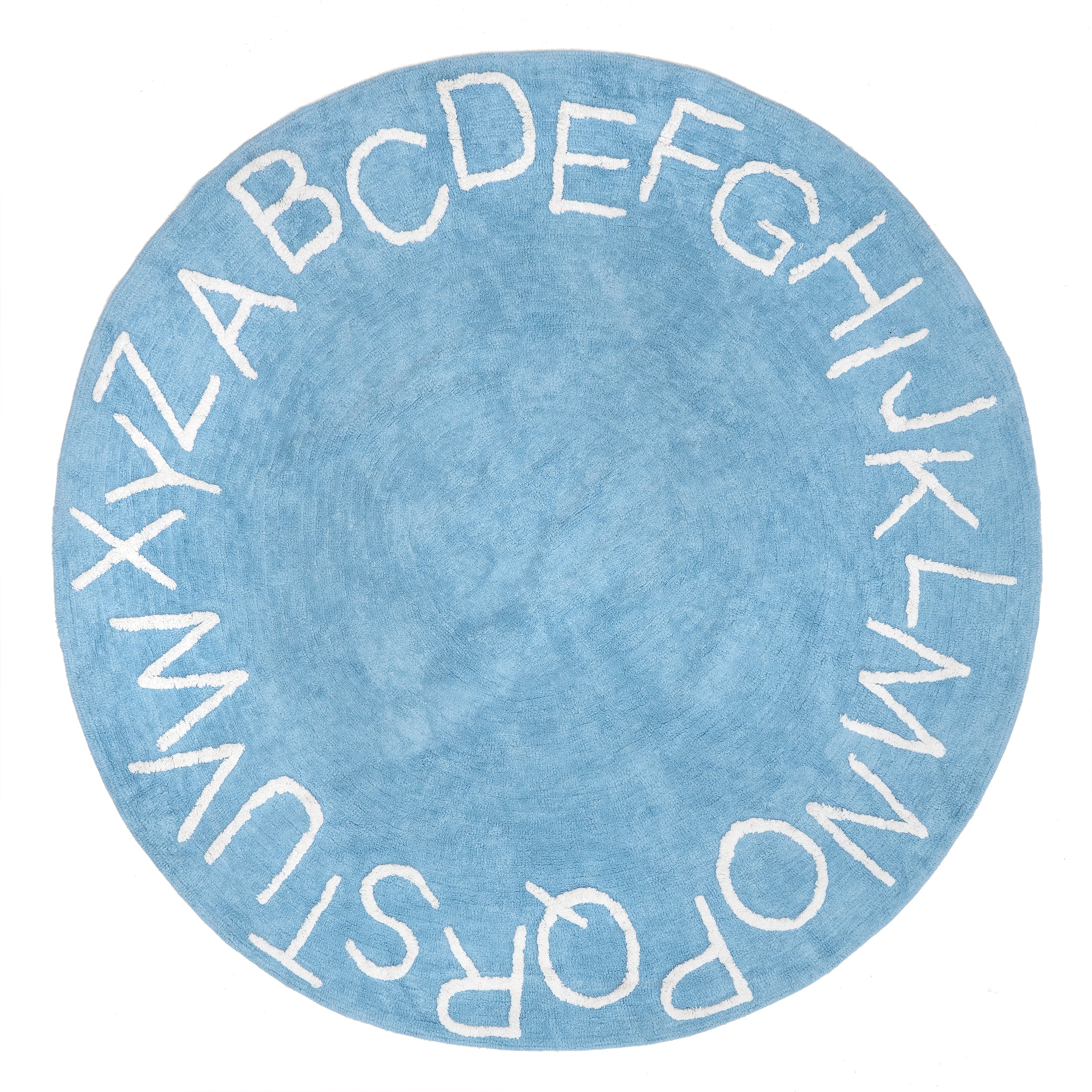Kids Washable Round Alphabet Rug - Image 22