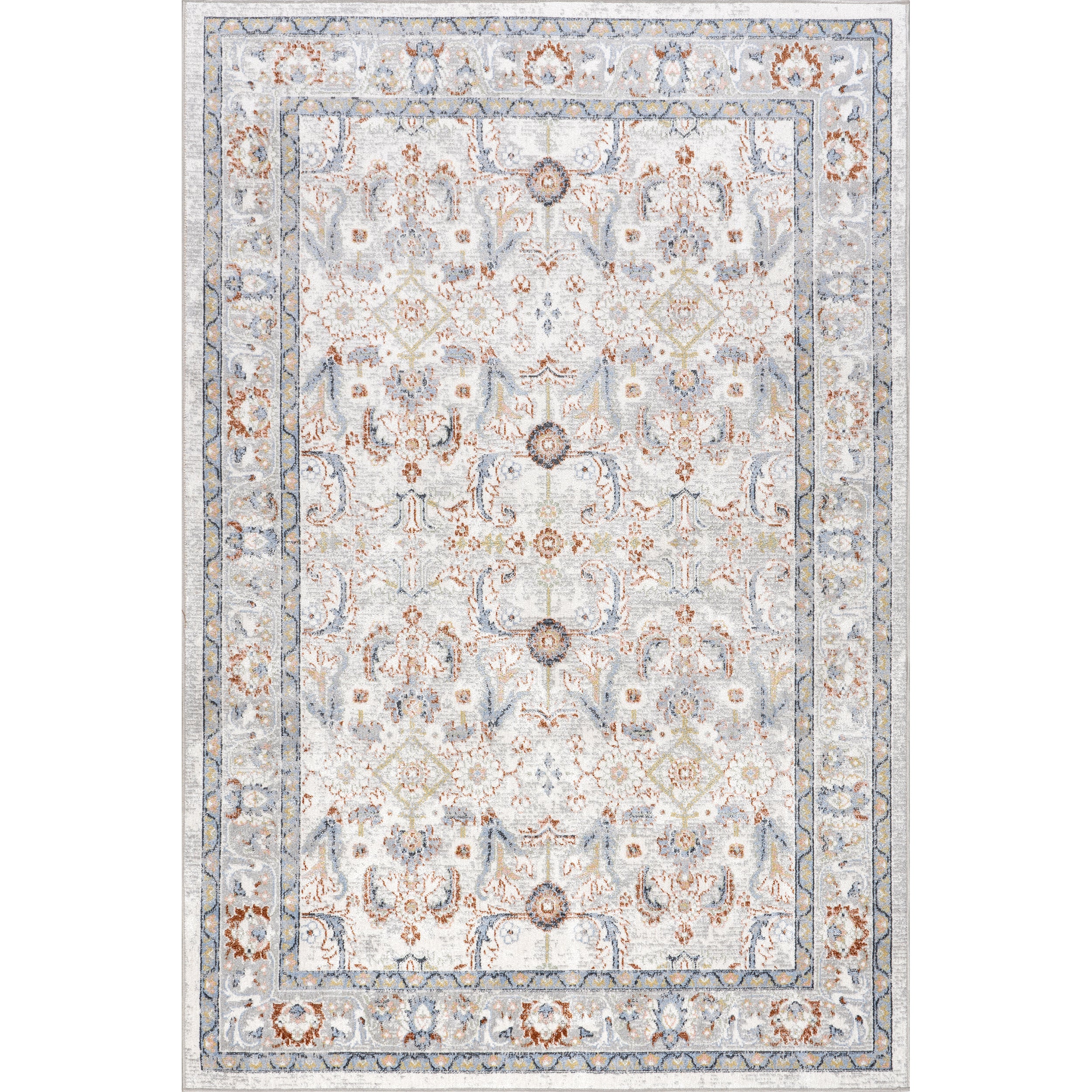 Lyric Medallion Machine Washable Area Rug