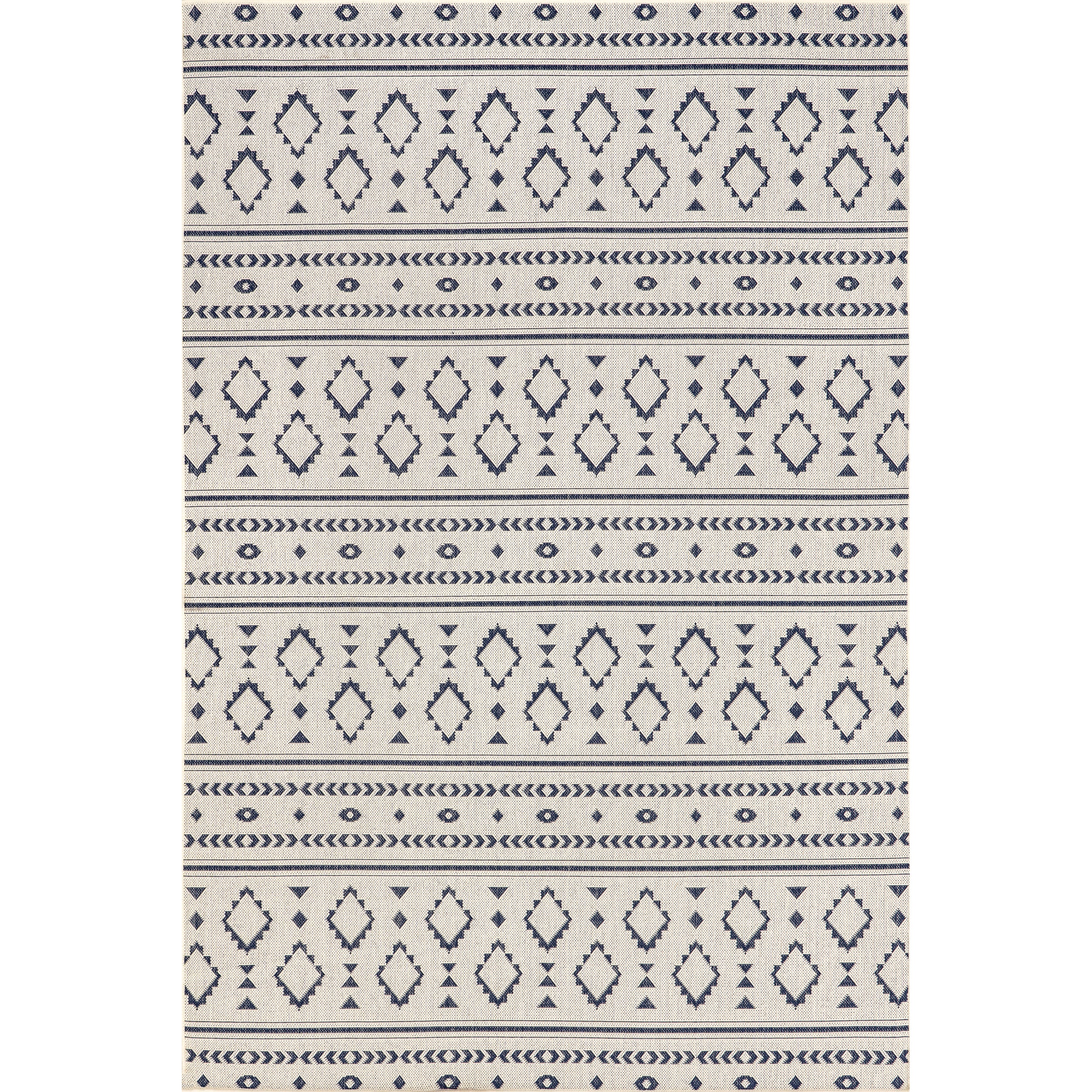 Gabby Droplet Striped Indoor/Outdoor Area Rug