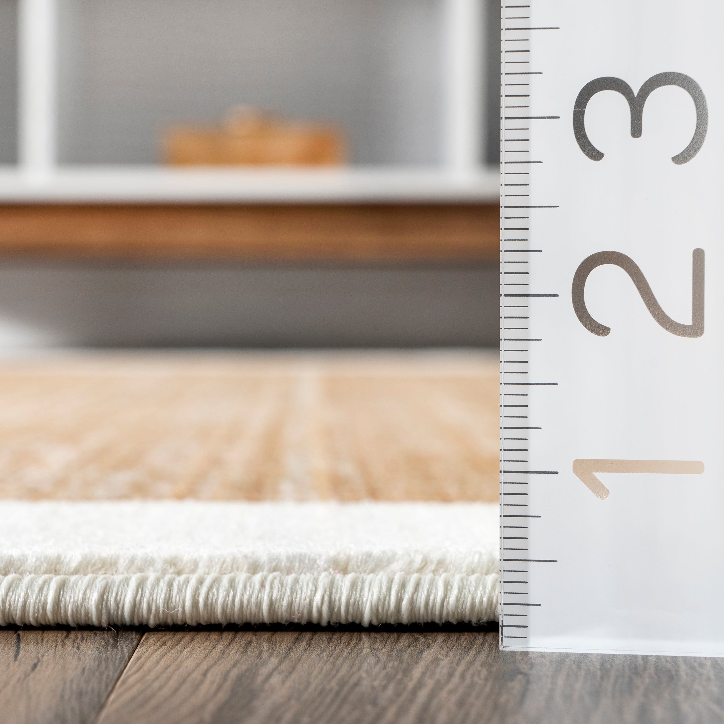 Keeva Modern Striped Fringe Area Rug - Image 3