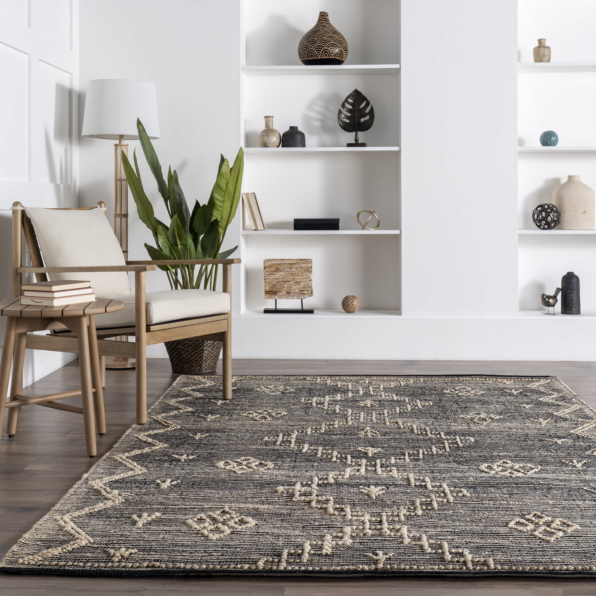 Handmade Moroccan Julianne Jute Area Rug - Image 8