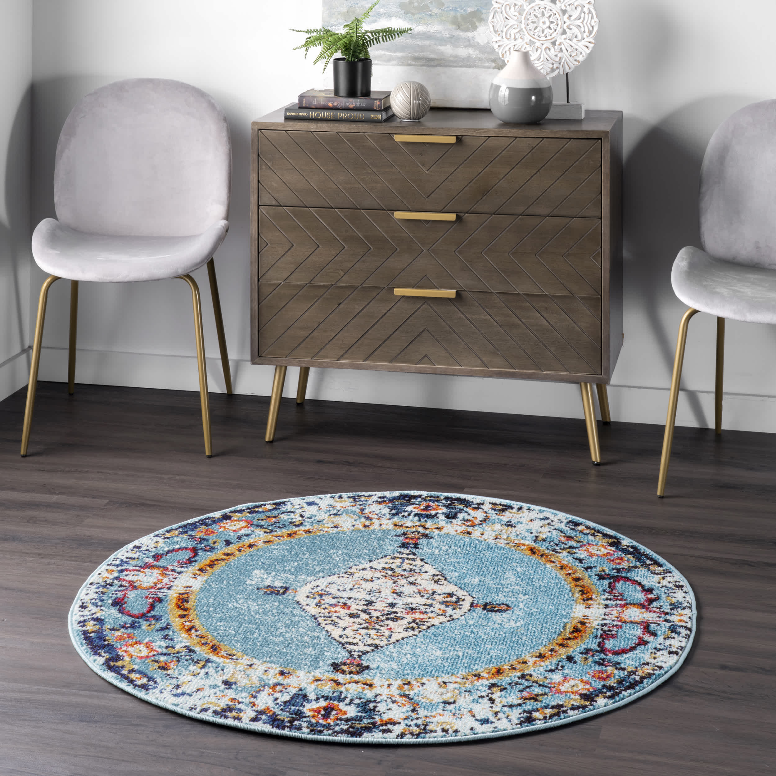 Vintage Medallion Veronica Area Rug - Image 11