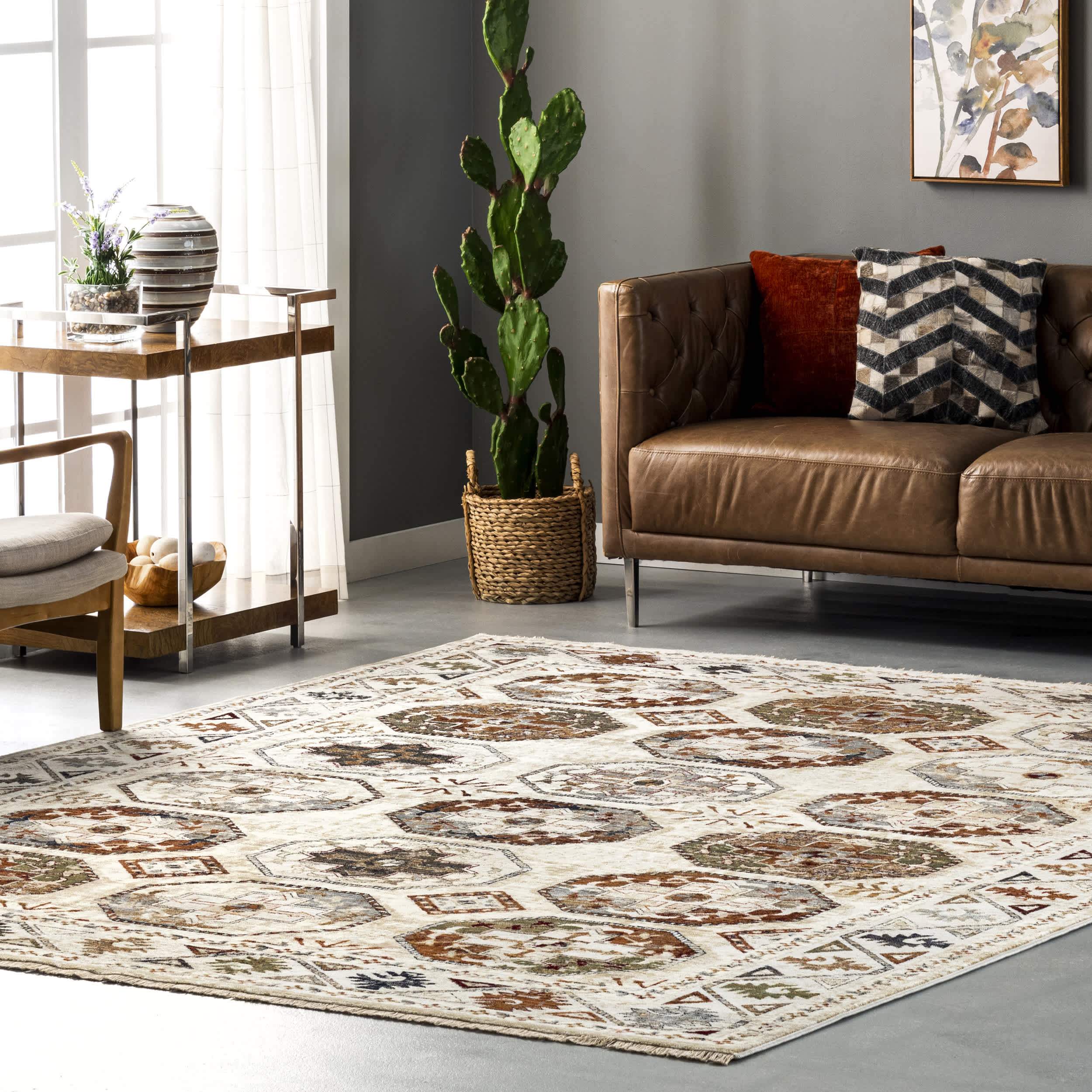 Astrid Traditional Motif Fringe Area Rug - Image 2