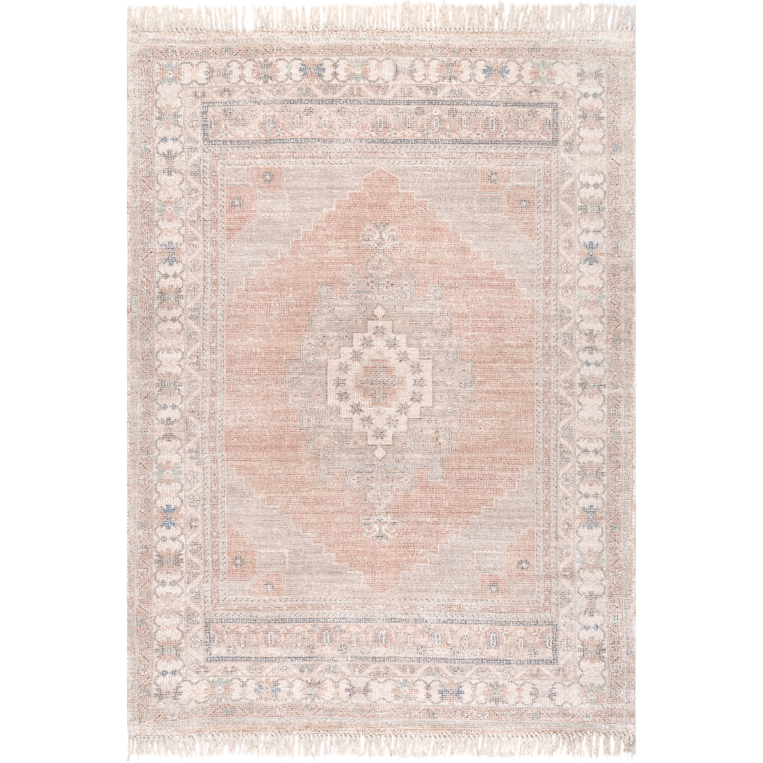 Gypsy Vintage Medallion Tassel Area Rug