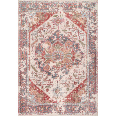 Nataly Hand Knotted Bloom Medallion Area Rug