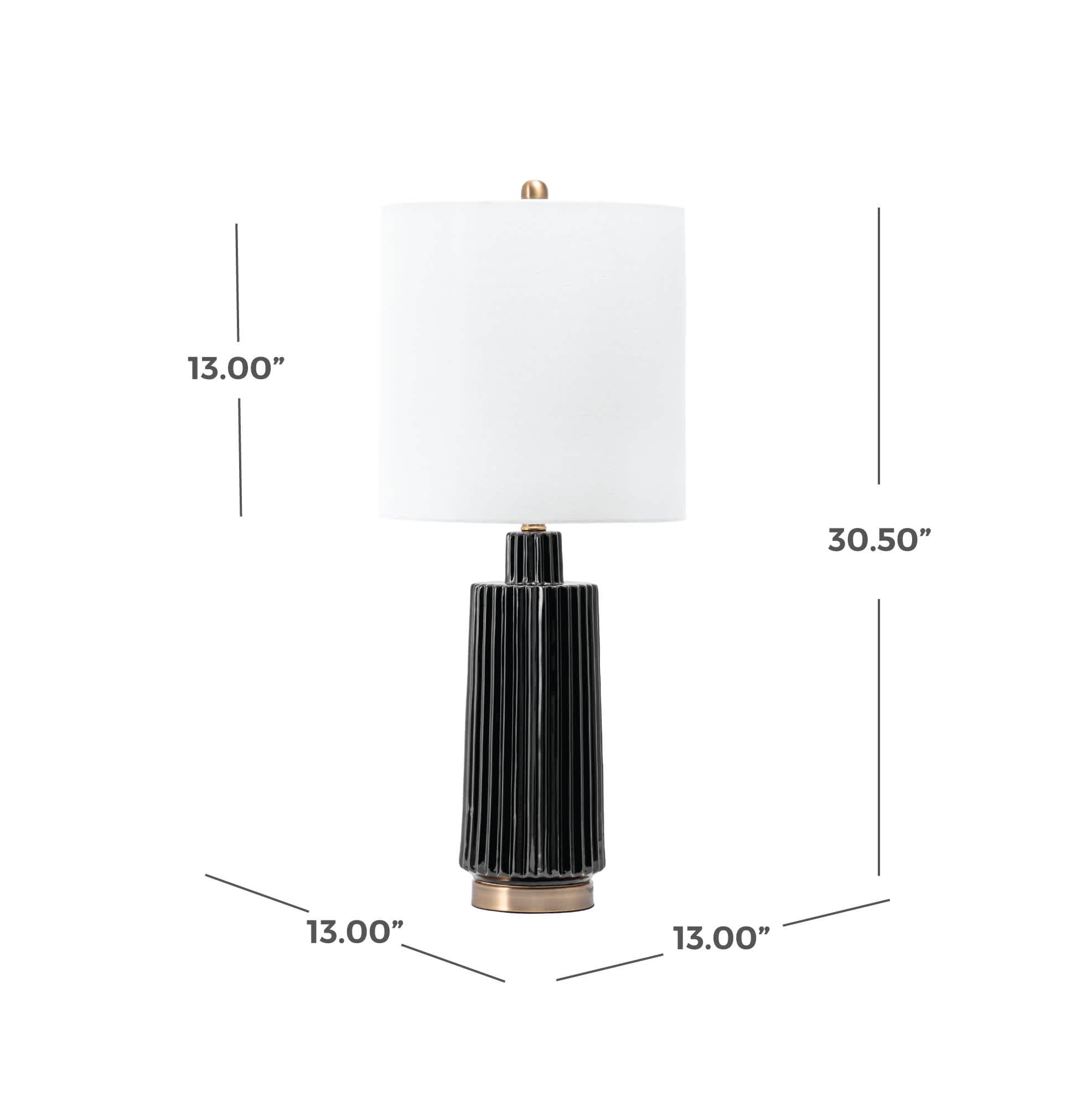 Angers 31 Ceramic Table Lamp - Image 4