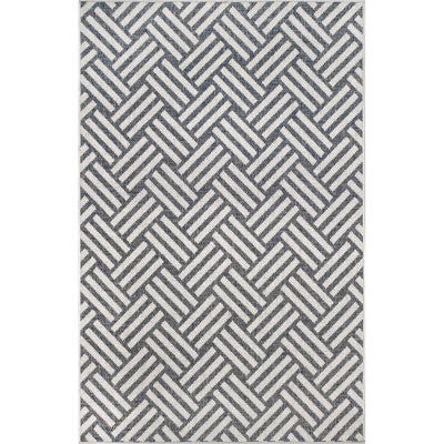 Wynter Homely Herringbone Indoor/Outdoor Area Rug