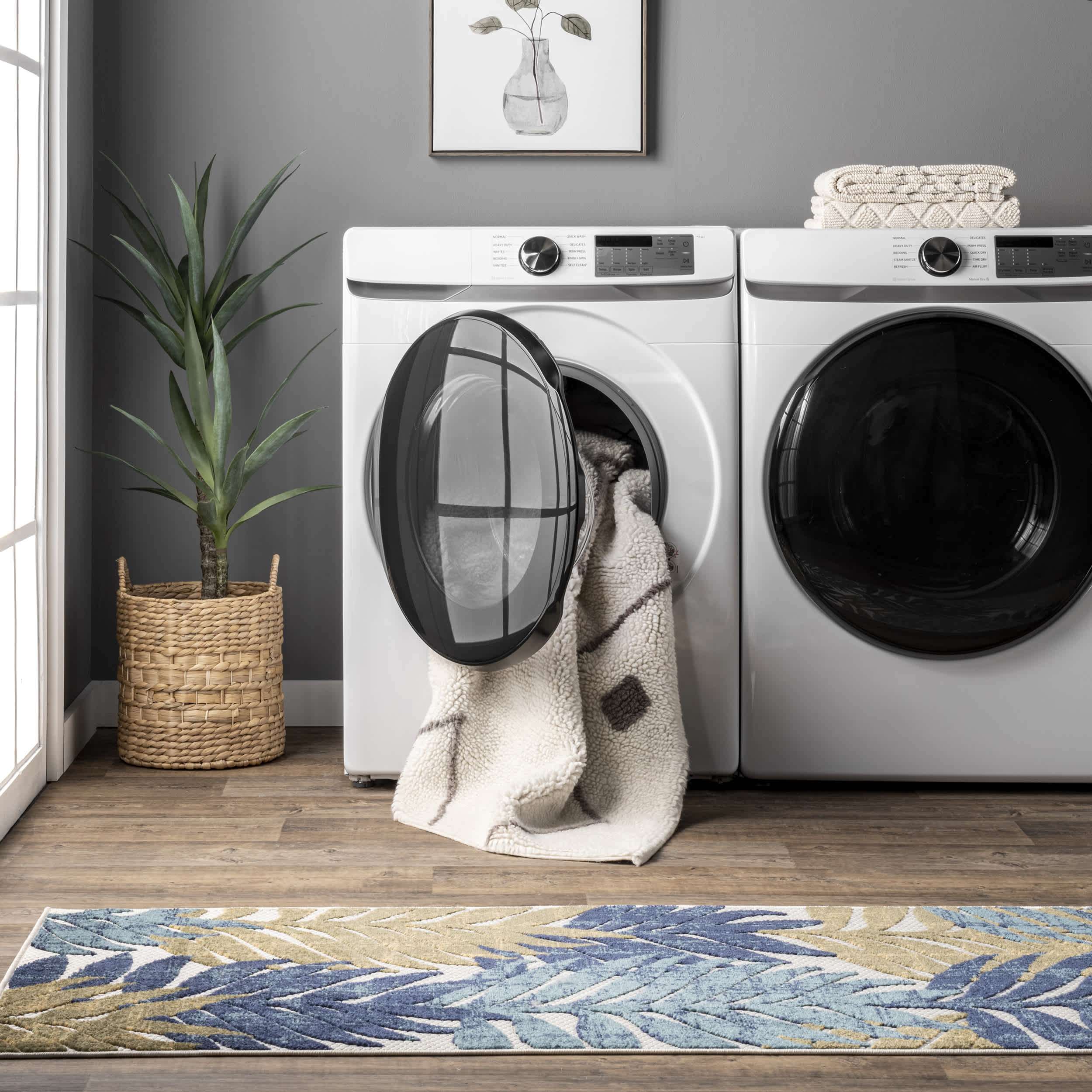 Moroccan Wool Washable Area Rug - Image 10