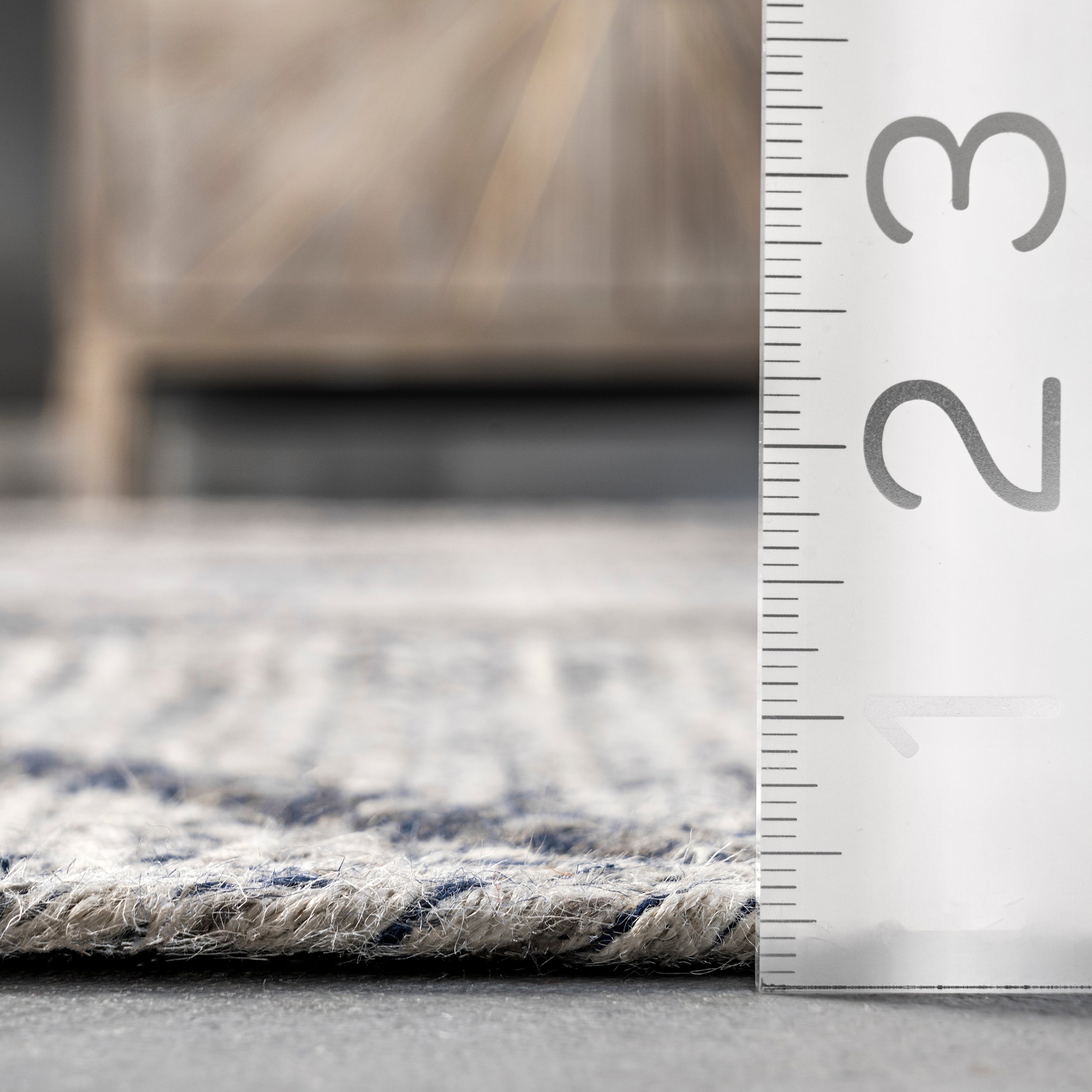 Adria Diamond Blended Jute Area Rug - Image 3
