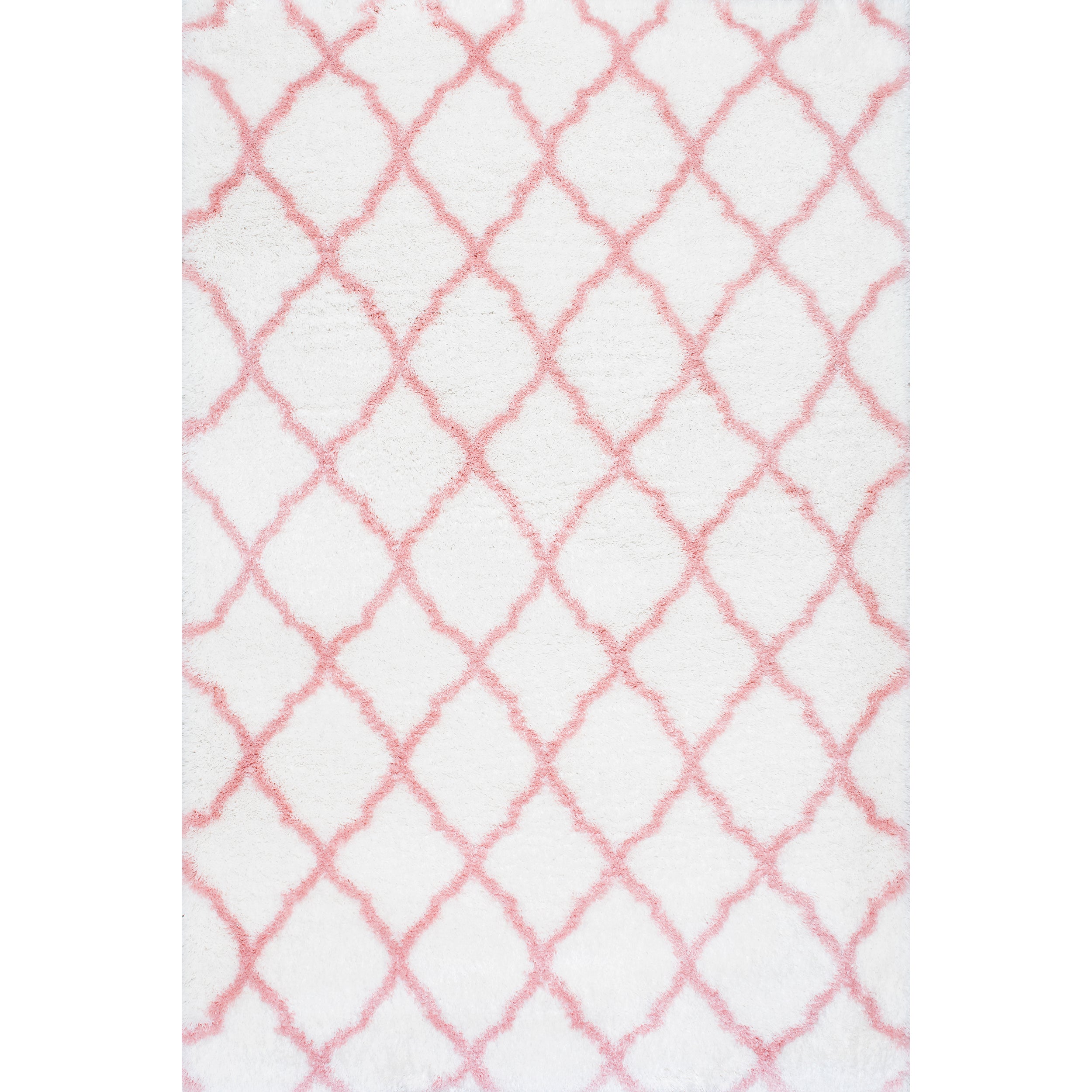 Nelda Trellis Kids Shag Area Rug