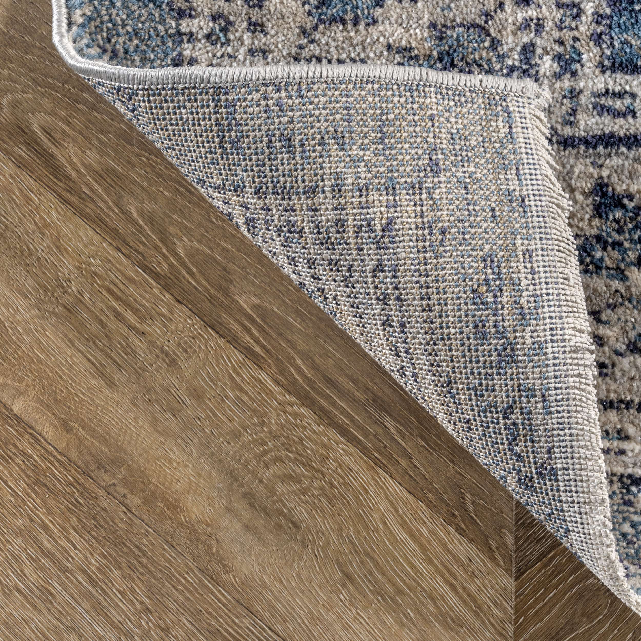 Alexis Vintage Distressed Medallion Area Rug - Image 7