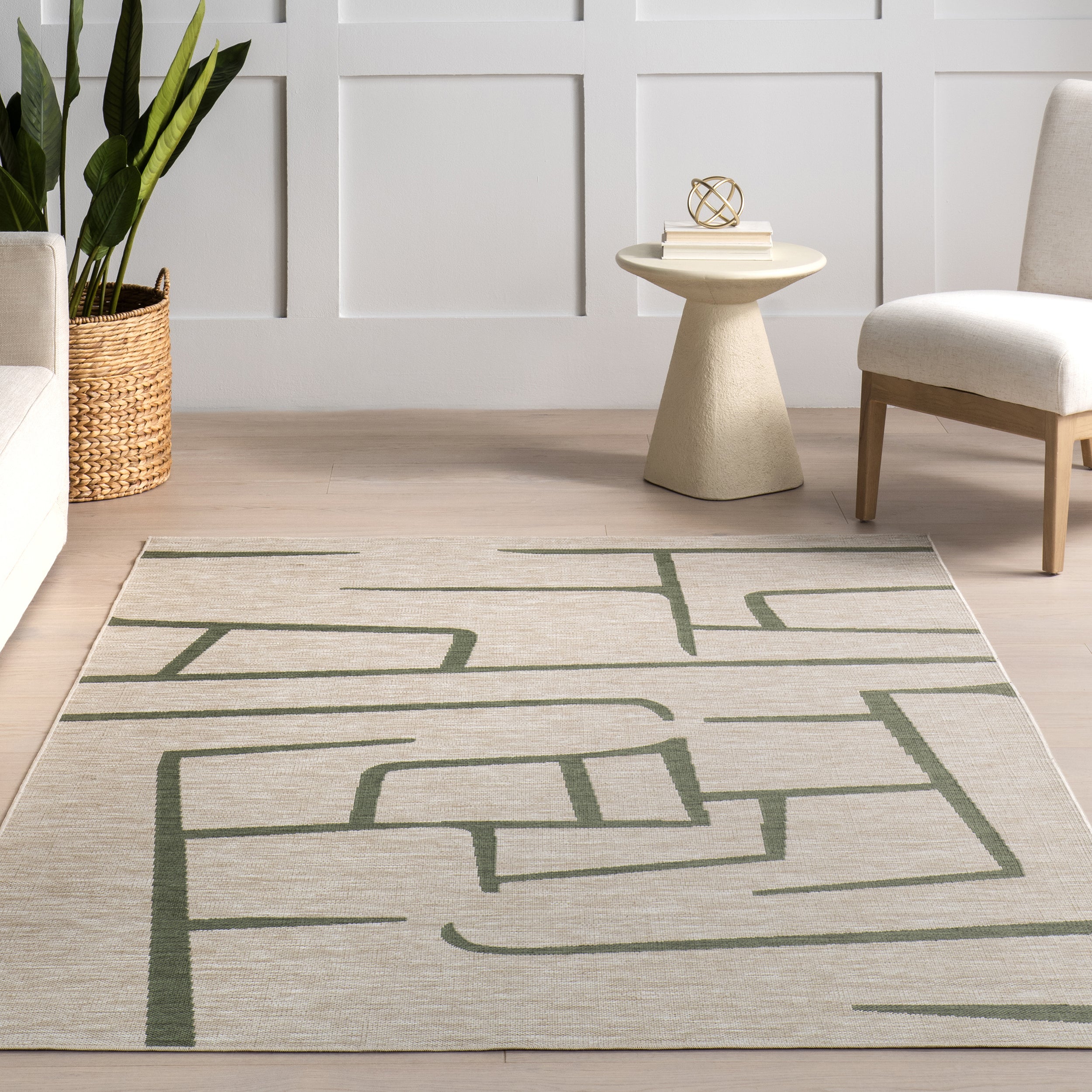 Atara Geometric Indoor/Outdoor Area Rug - Image 8