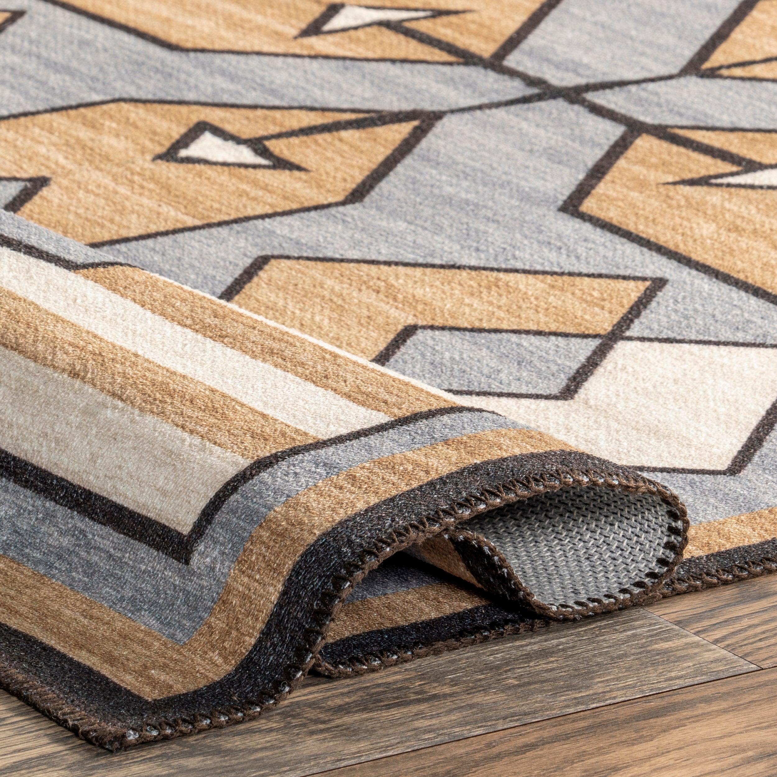 Petra Boho Arrows Machine Washable Area Rug - Image 4