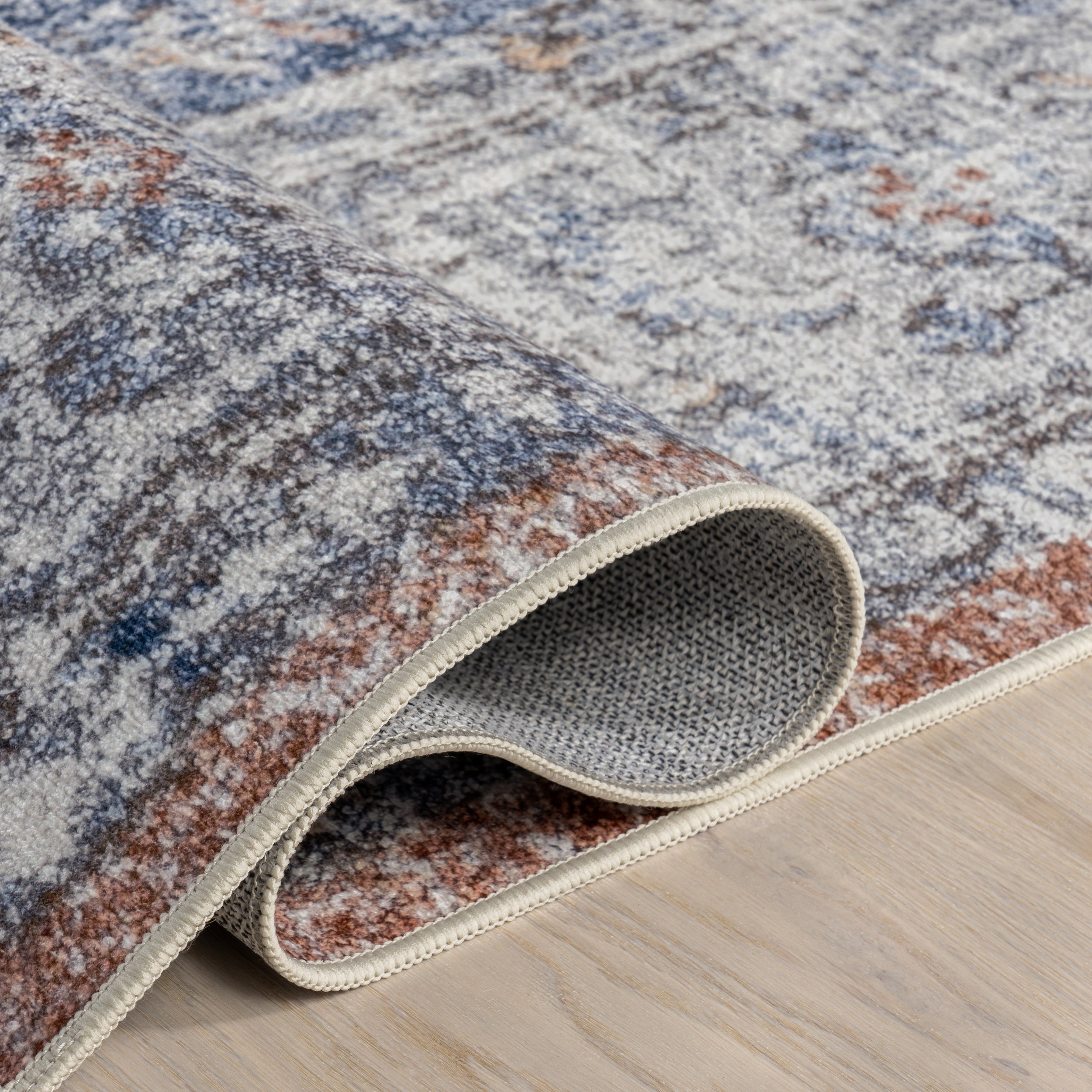 Iana Medallion SplashGuard Machine Washable Area Rug - Image 4