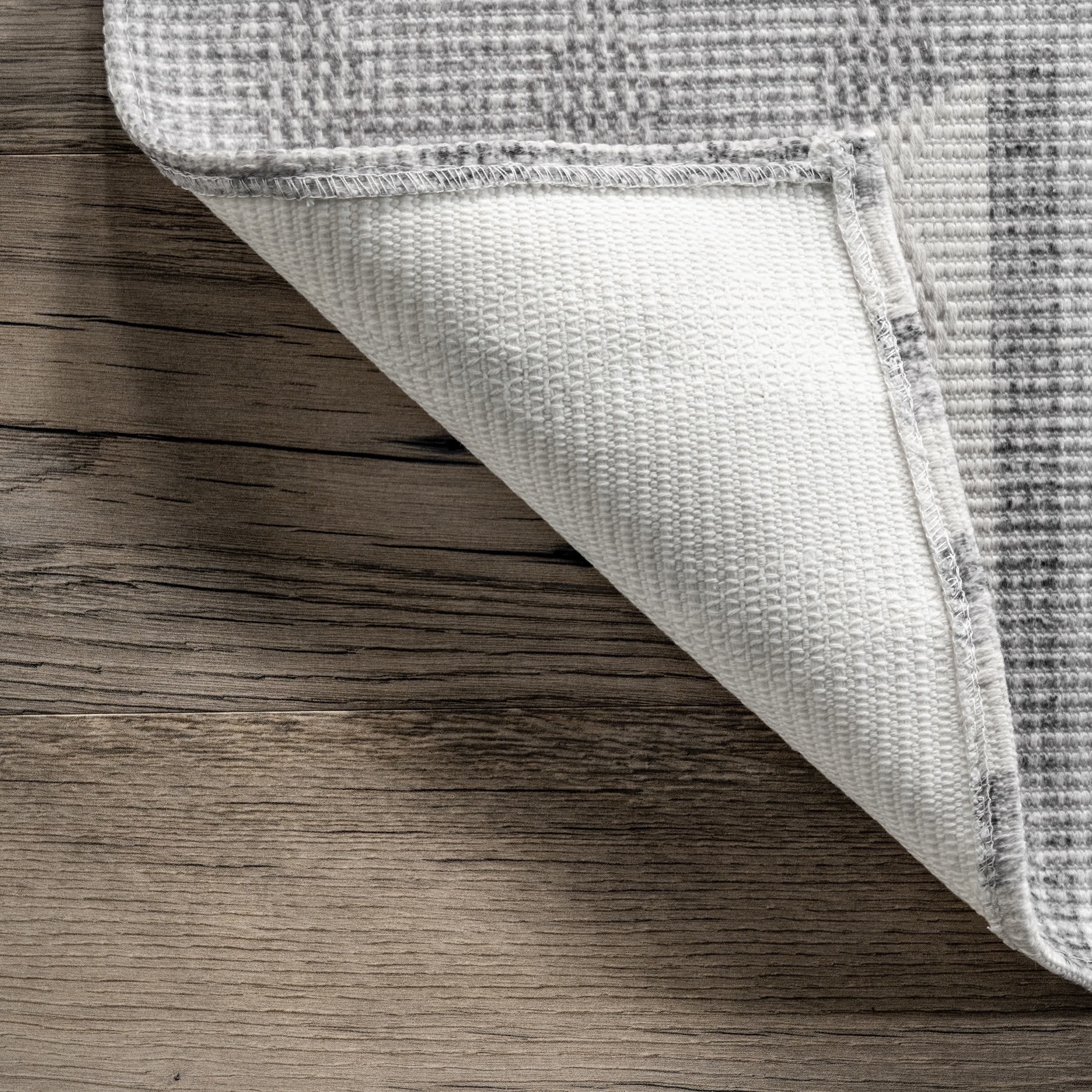 Modern Striped Washable Area Rug - Image 7