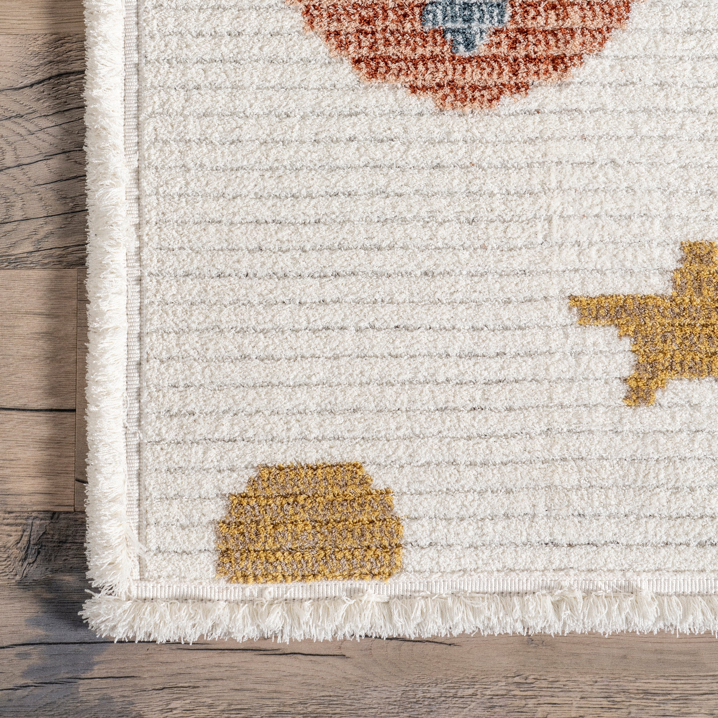 Caree Astronaut Kids Fringe Area Rug - Image 5