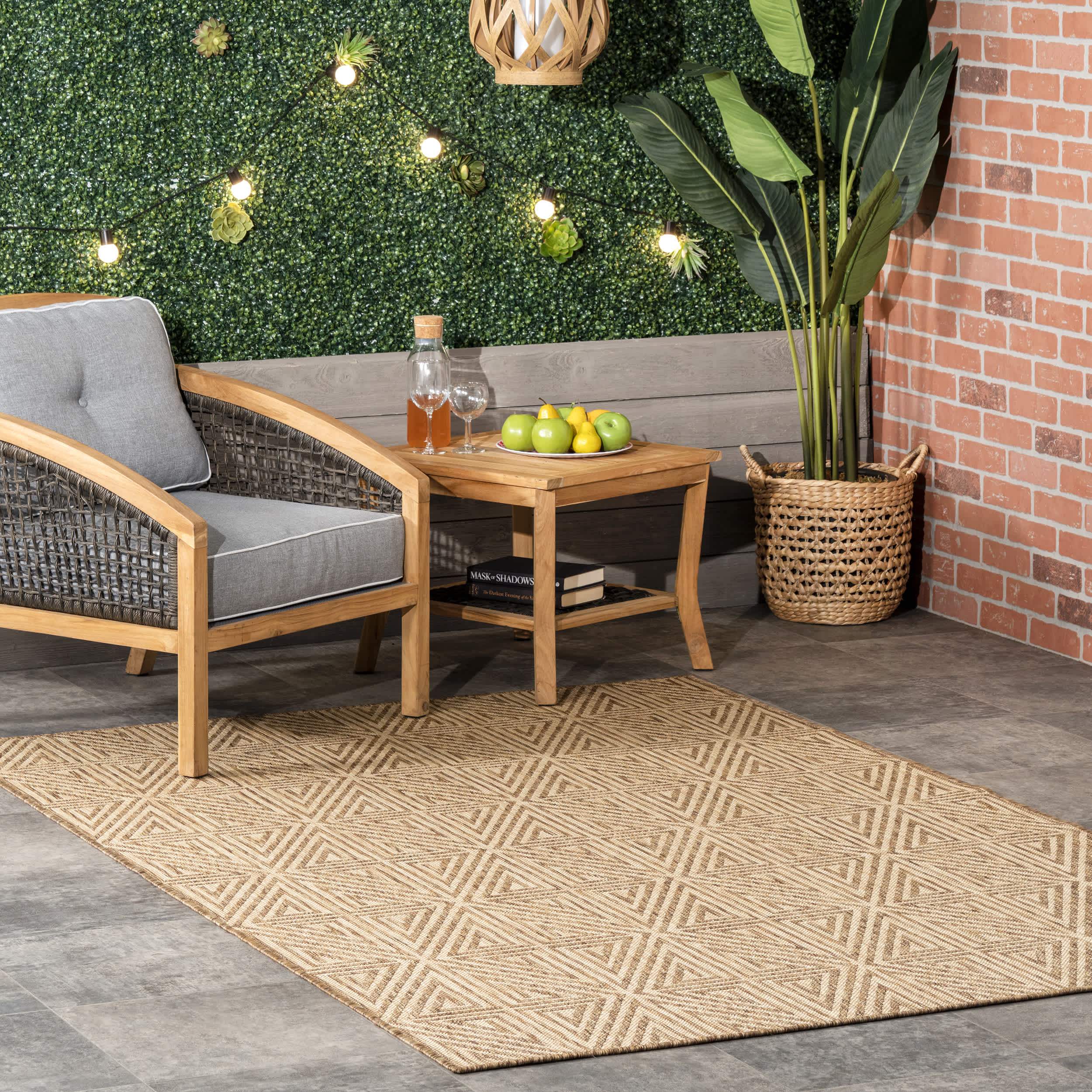 Harvey Abstract Trellis Indoor/Outdoor Area Rug - Image 20