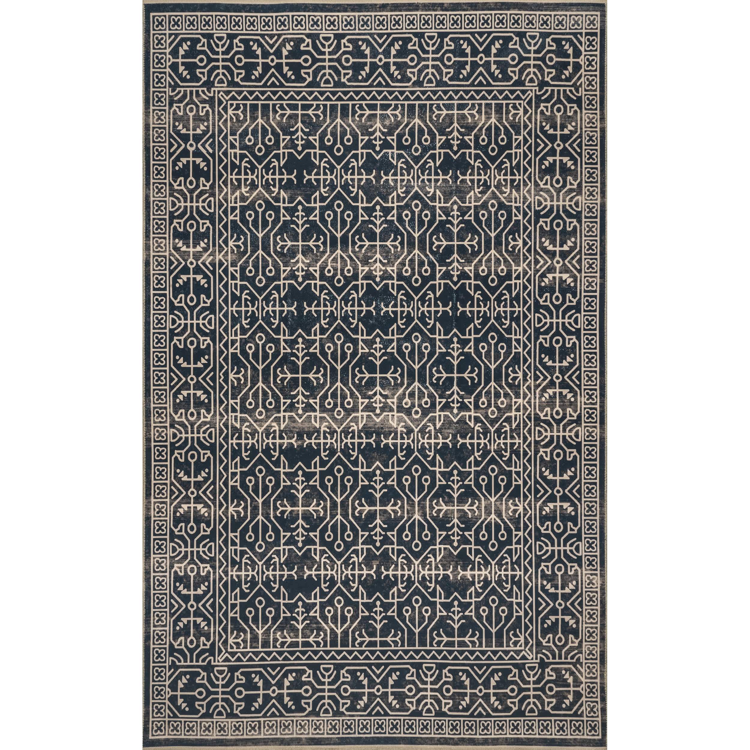 Beverly Machine Washable Global Inspired Area Rug