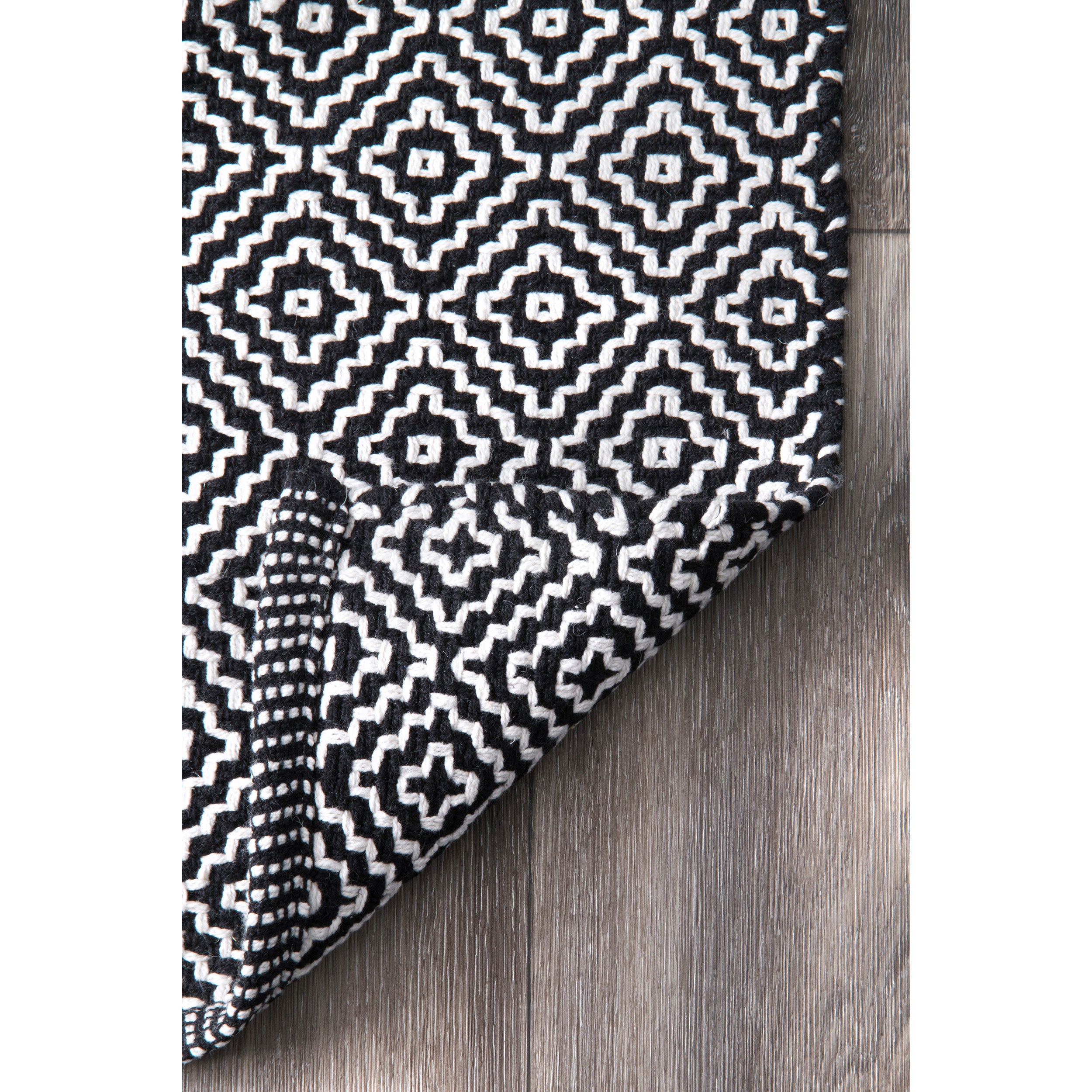 Lorretta Geometric Cotton Area Rug - Image 4