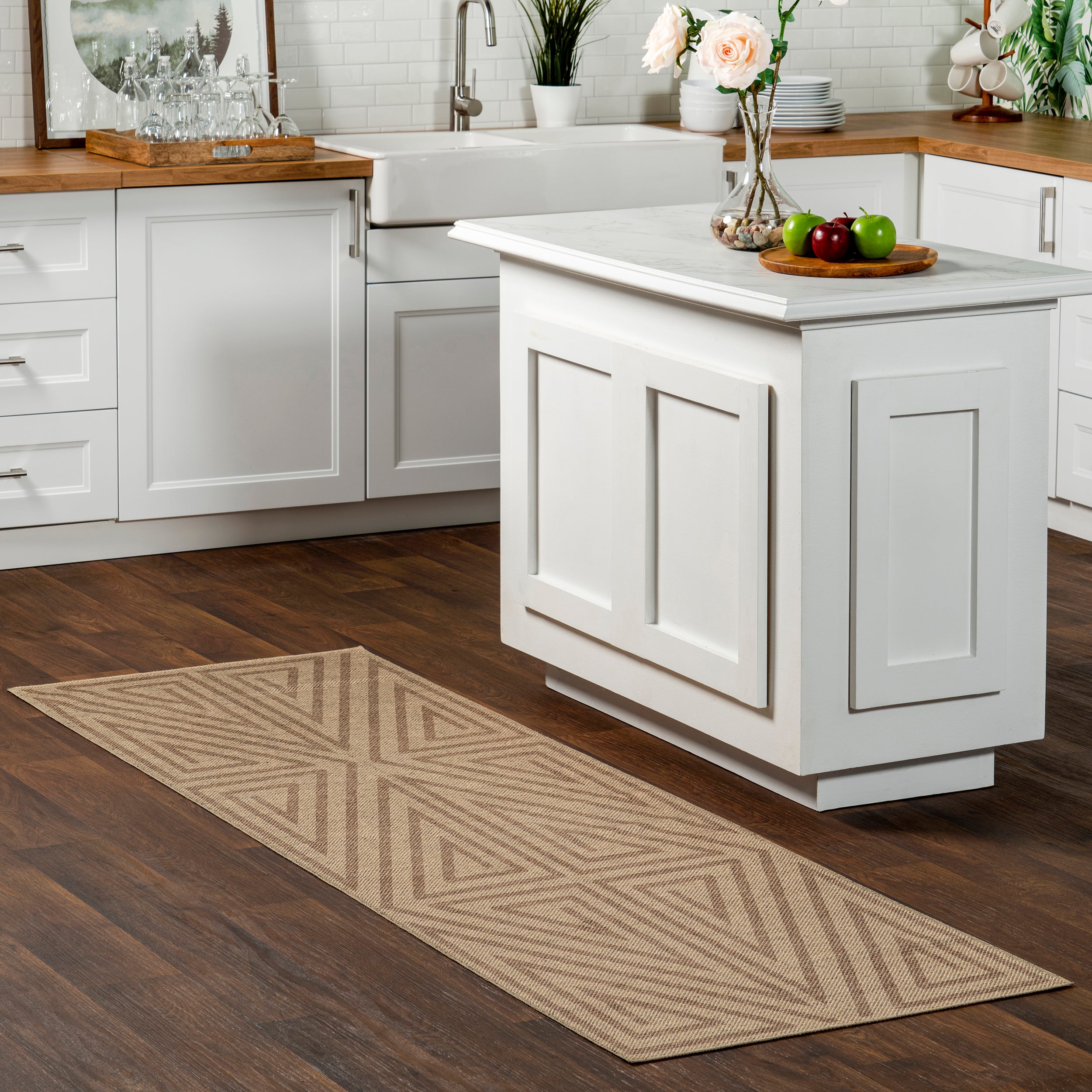 Elba Triangular Easy-Jute Machine Washable Area Rug - Image 10