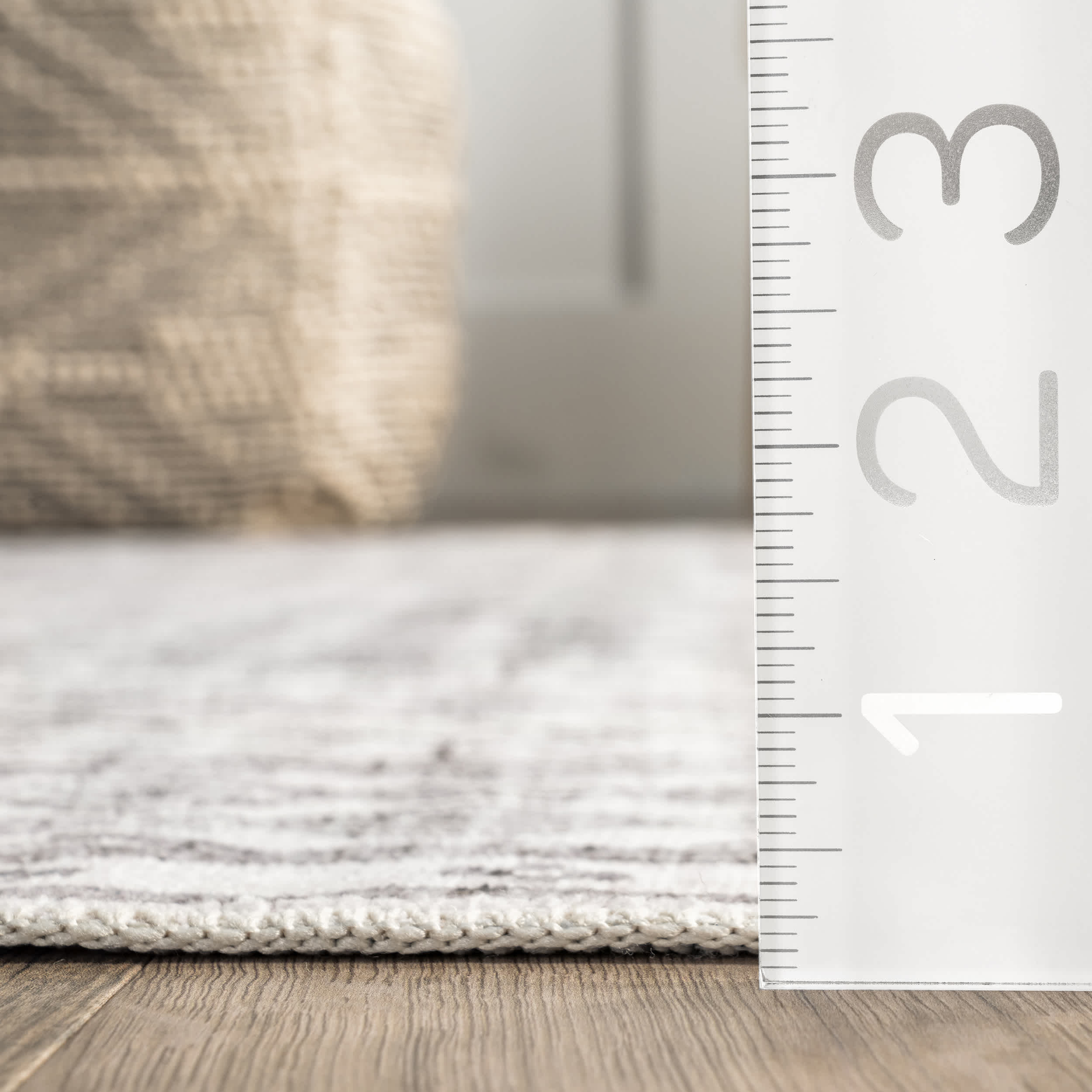 Kehlani Distressed Diamond Area Rug - Image 3