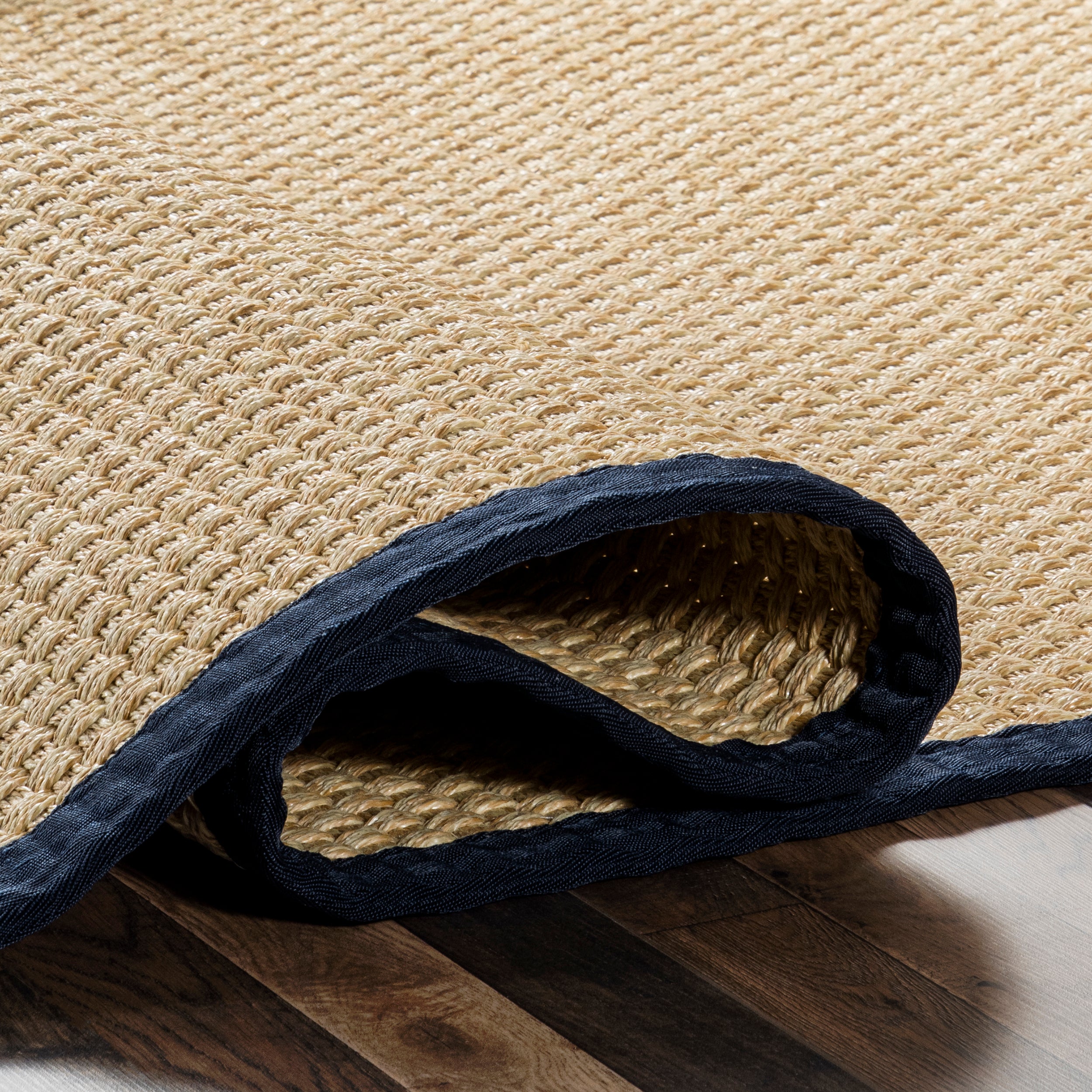 Meena Faux Seagrass Bordered Indoor/Outdoor Area Rug - Image 22
