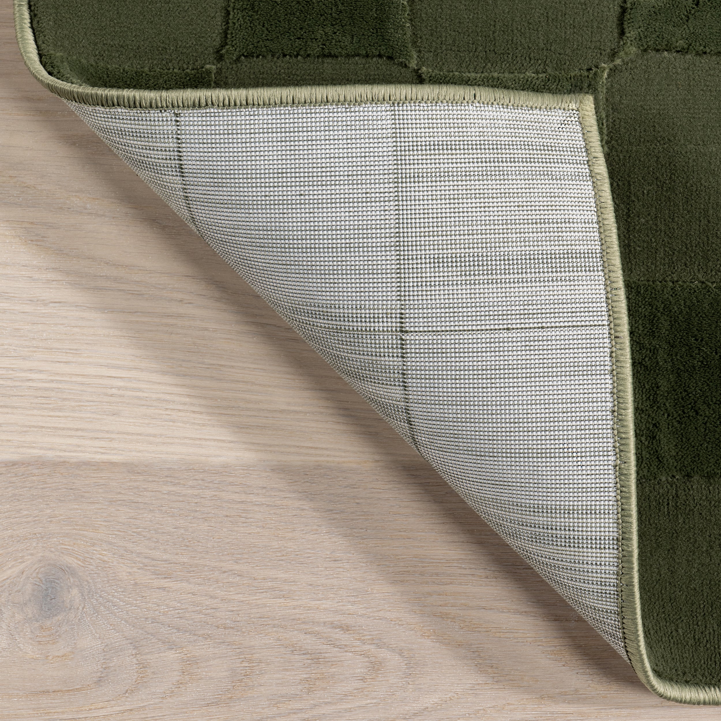 Alaiya Checkered Machine Washable Area Rug - Image 7