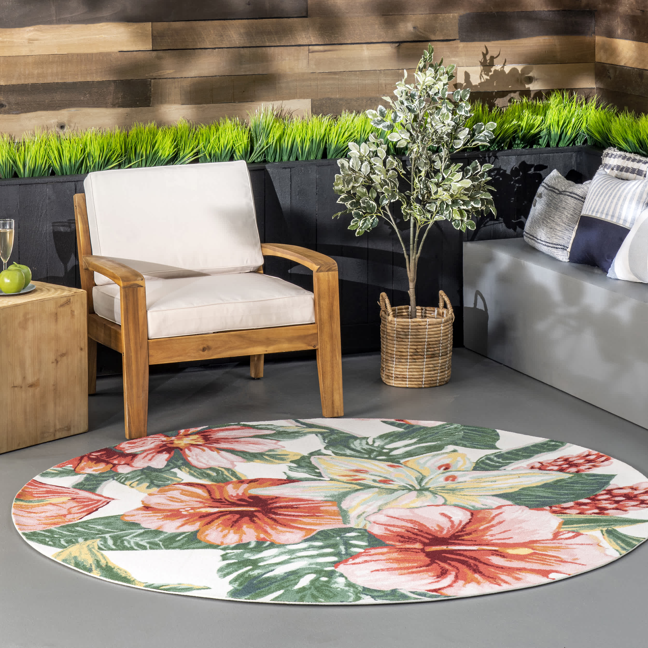 Contemporary Floral Sabrina Area Rug - Image 11