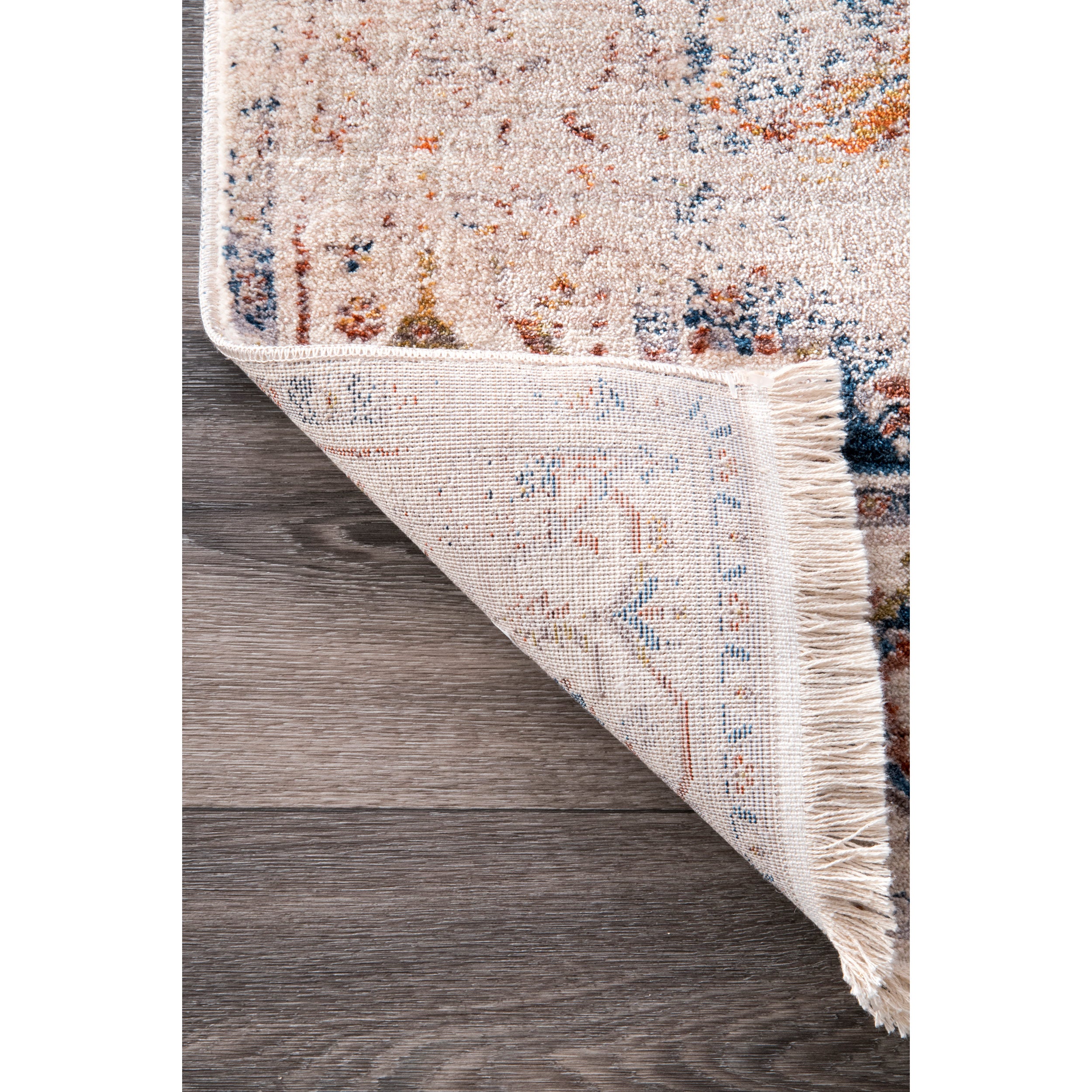 Harriet Vintage Medallion Fringe Area Rug - Image 16