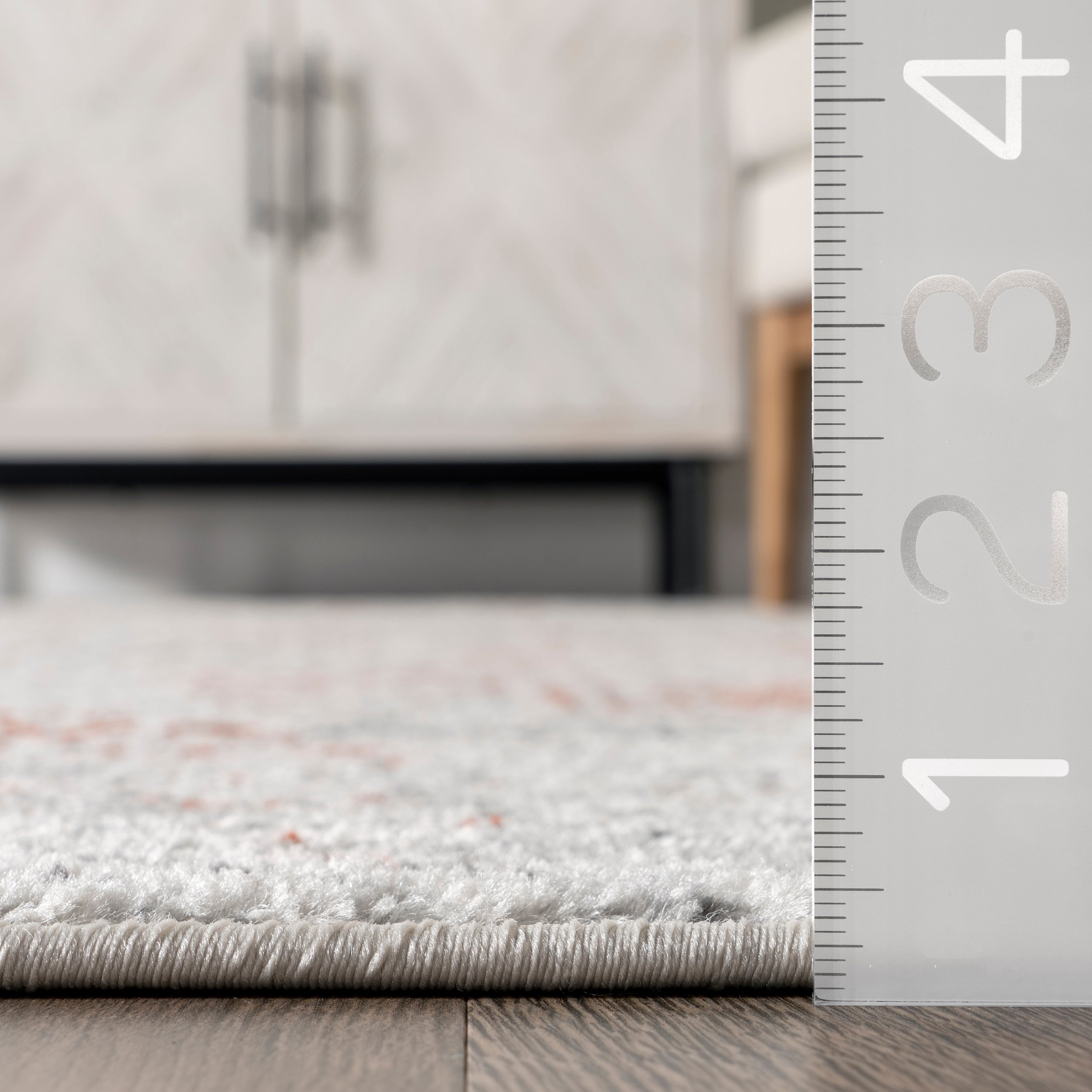 Elizabeth Faded Geometric Area Rug - Image 3