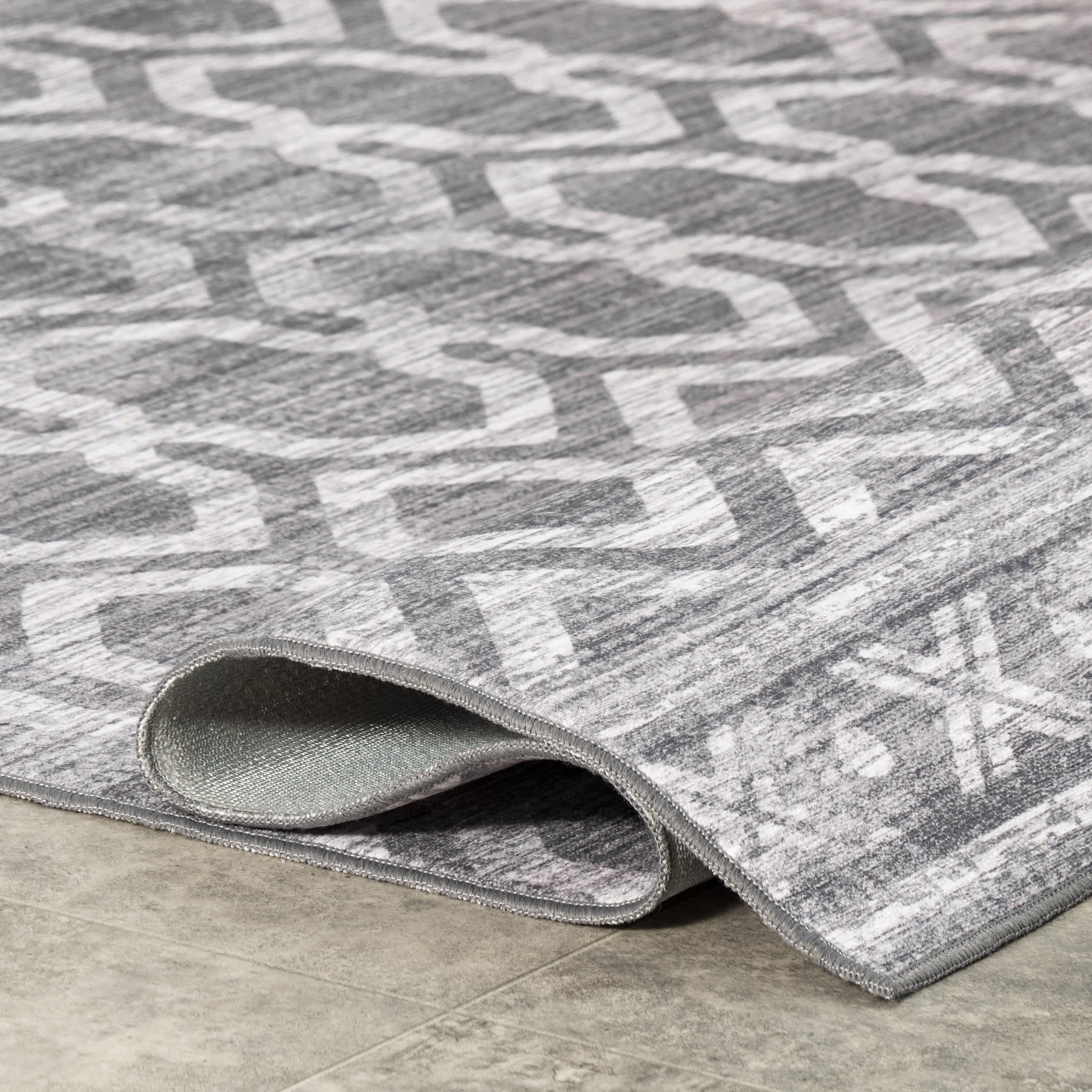 Fae Geometric Machine Washable Indoor/Outdoor Area Rug - Image 15