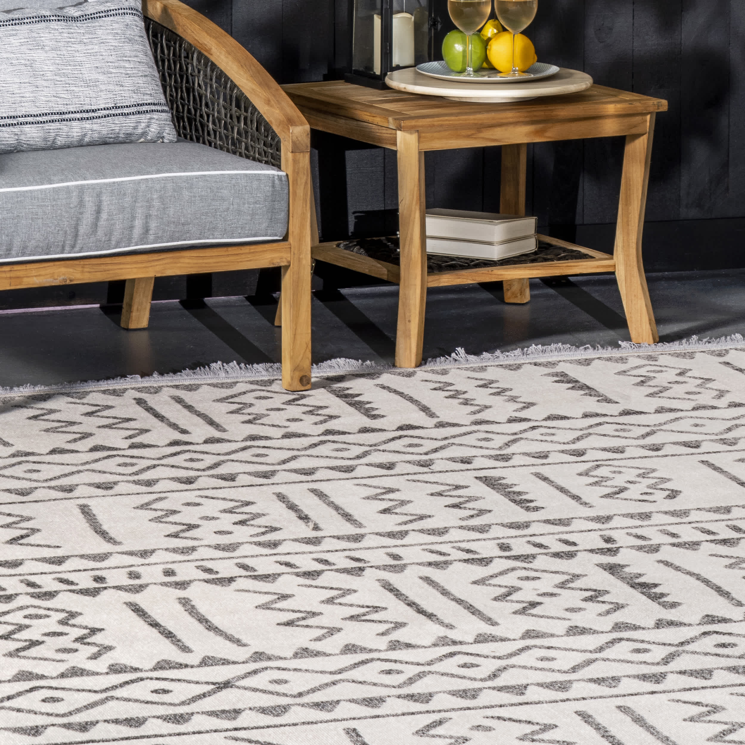Outdoor Tribal Gretchen Area Rug - Image 9