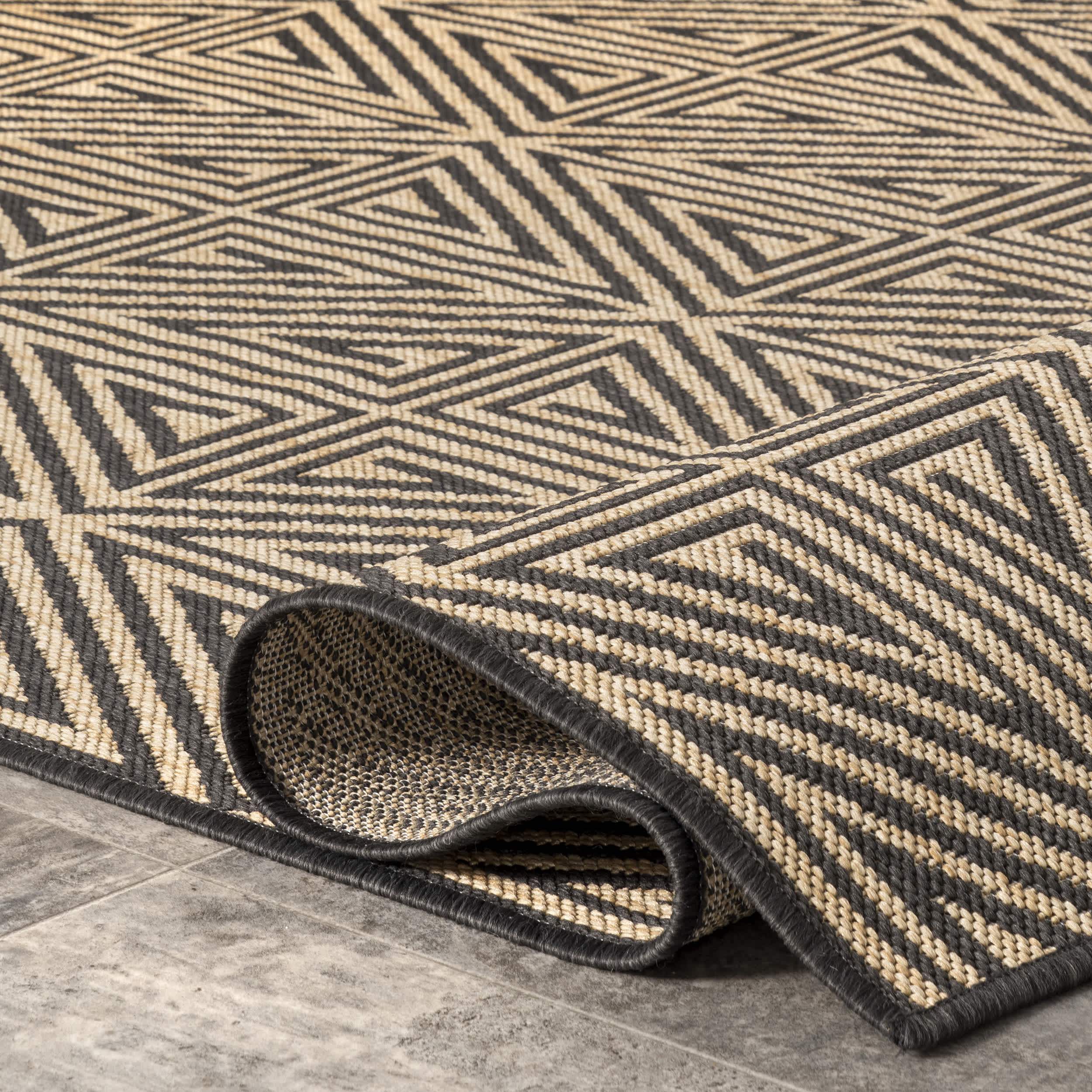 Harvey Abstract Trellis Indoor/Outdoor Area Rug - Image 4