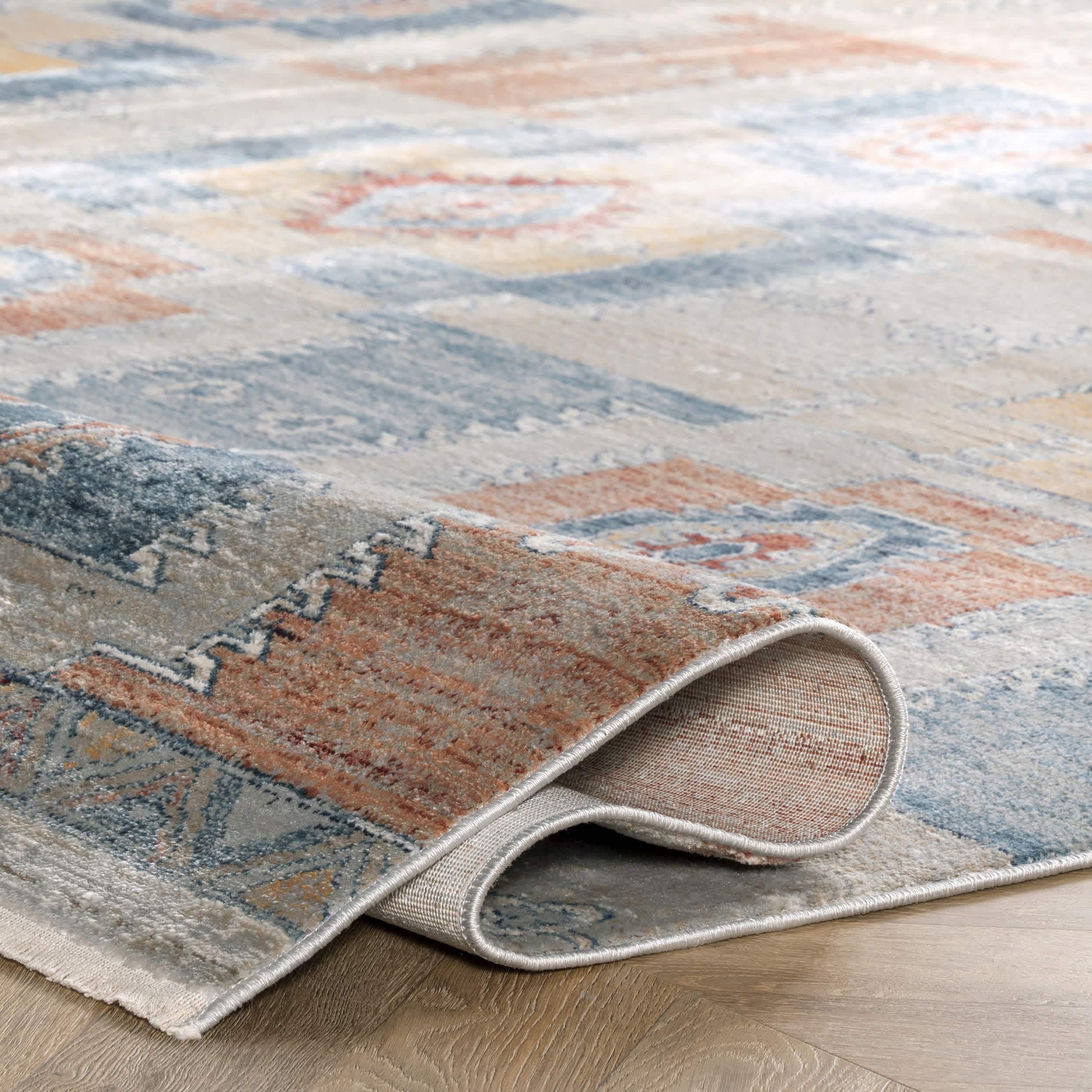 Kingsley Distressed Aztec Area Rug - Image 4
