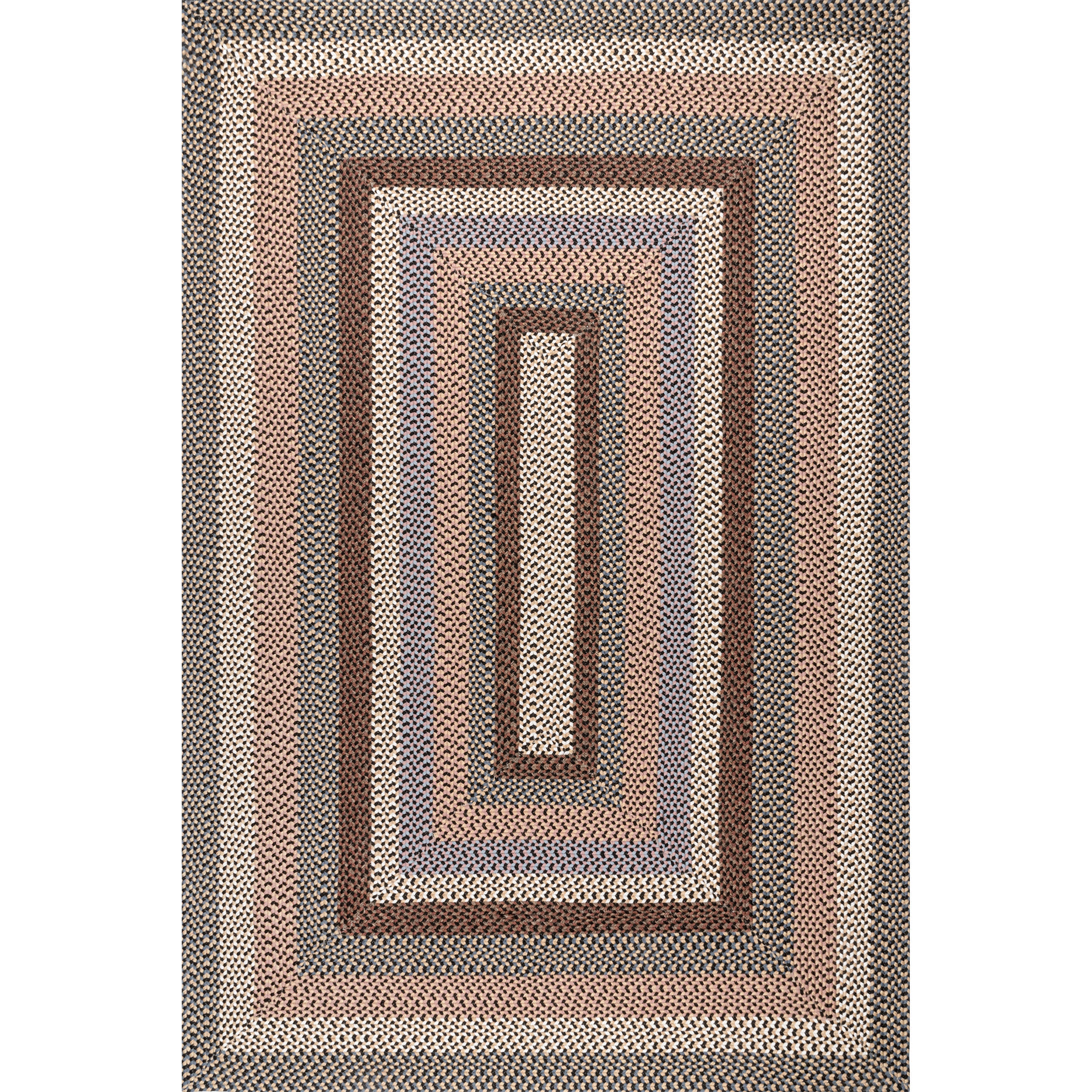 Gwyneth Braided Borders Indoor/Outdoor Area Rug