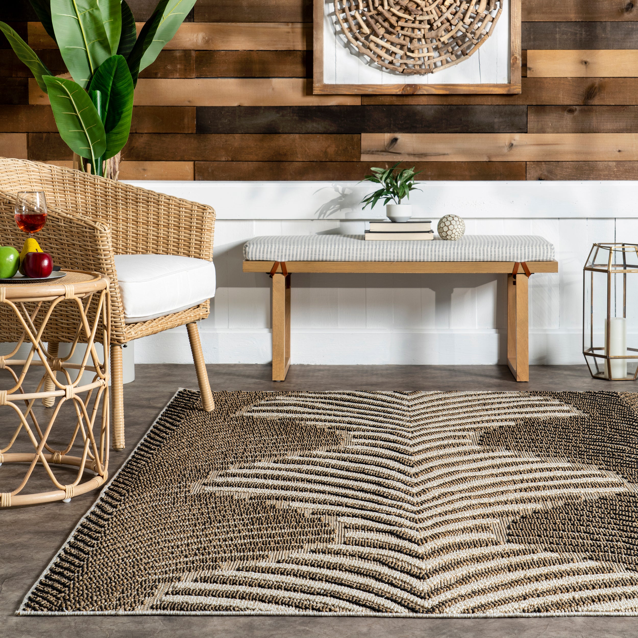 Mandie Modern Zebra Indoor/Outdoor Area Rug - Image 8