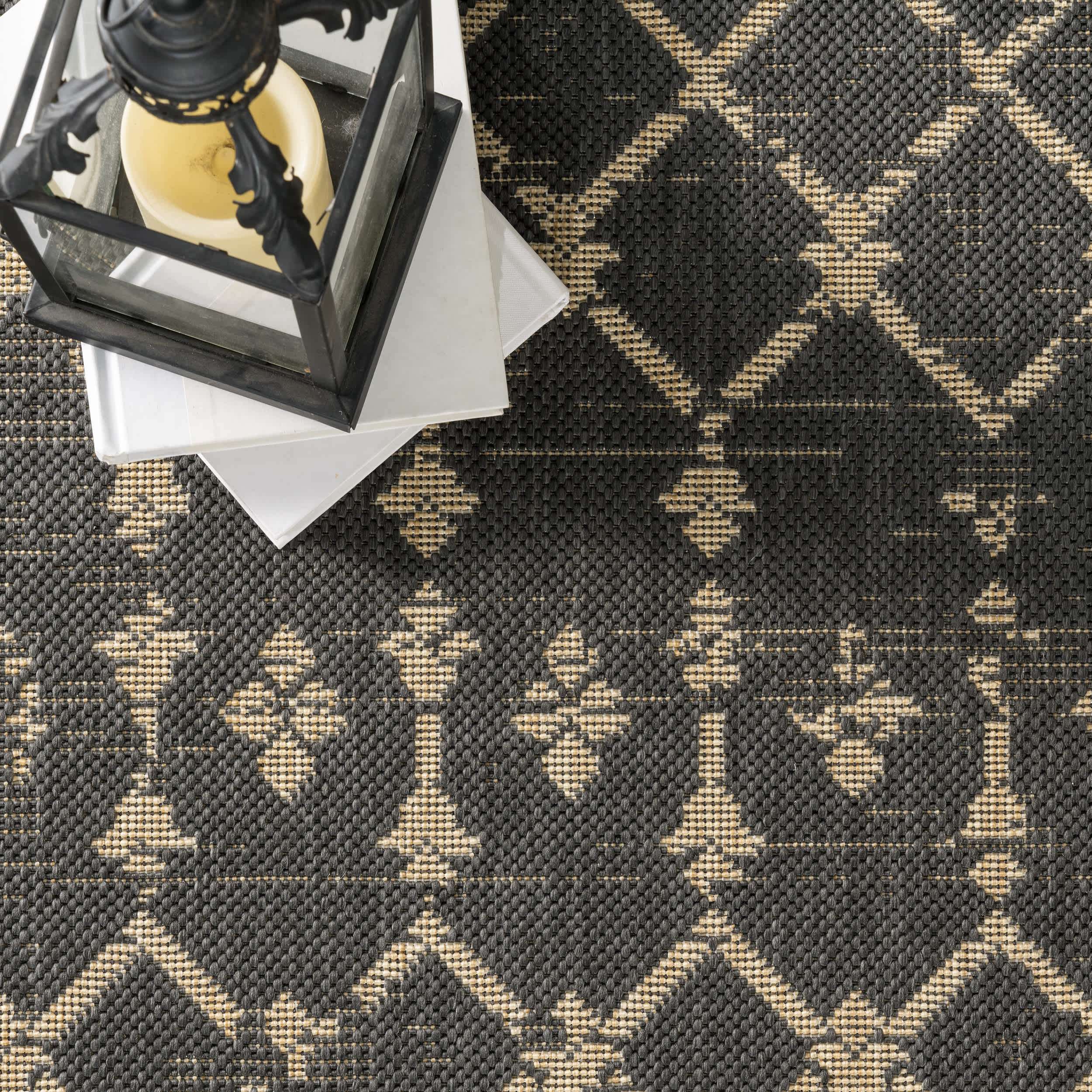 Grayson Moroccan Trellis Indoor/Outdoor Area Rug - Image 15