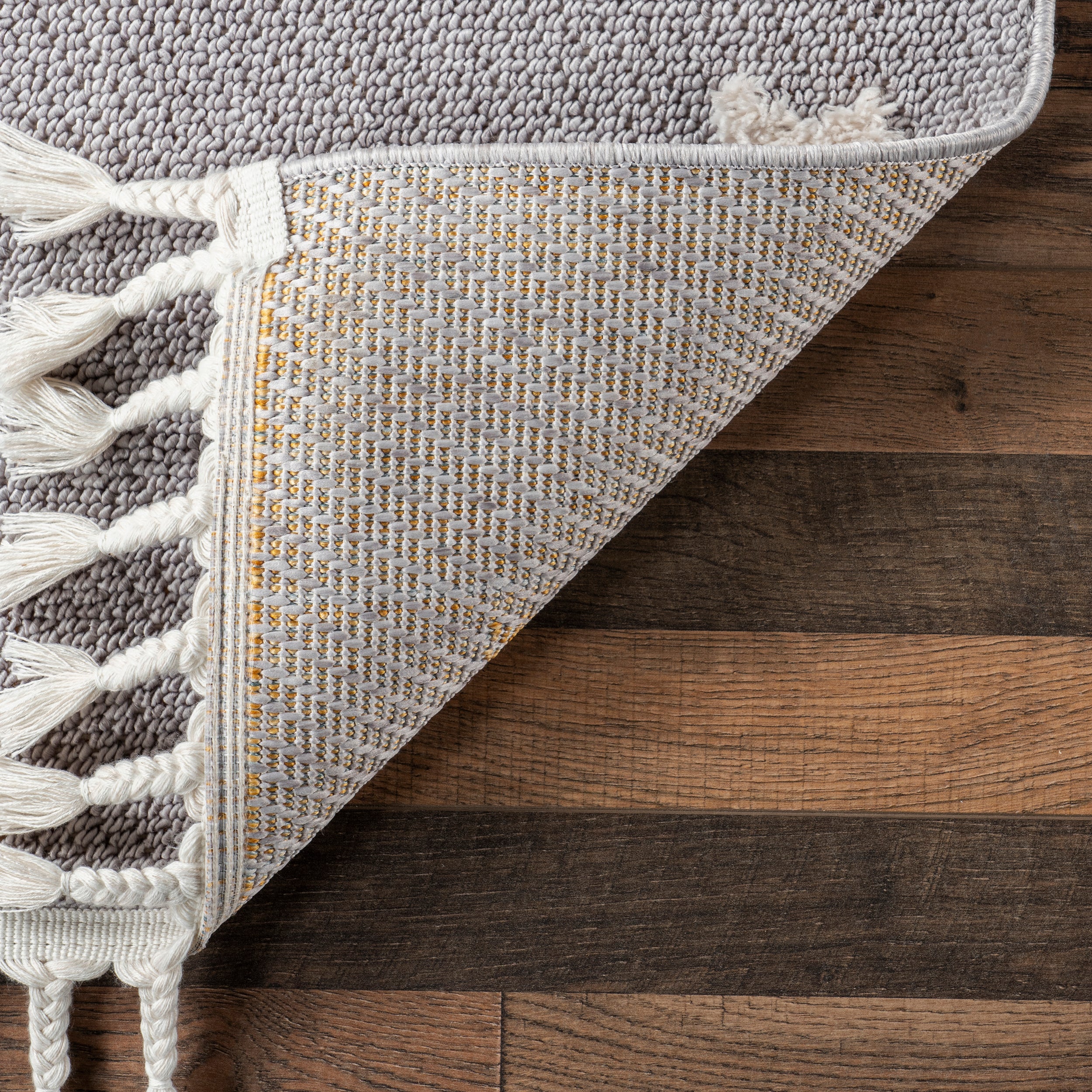 Journee Rocket Ship High-Low Kids Tasseled Area Rug - Image 7