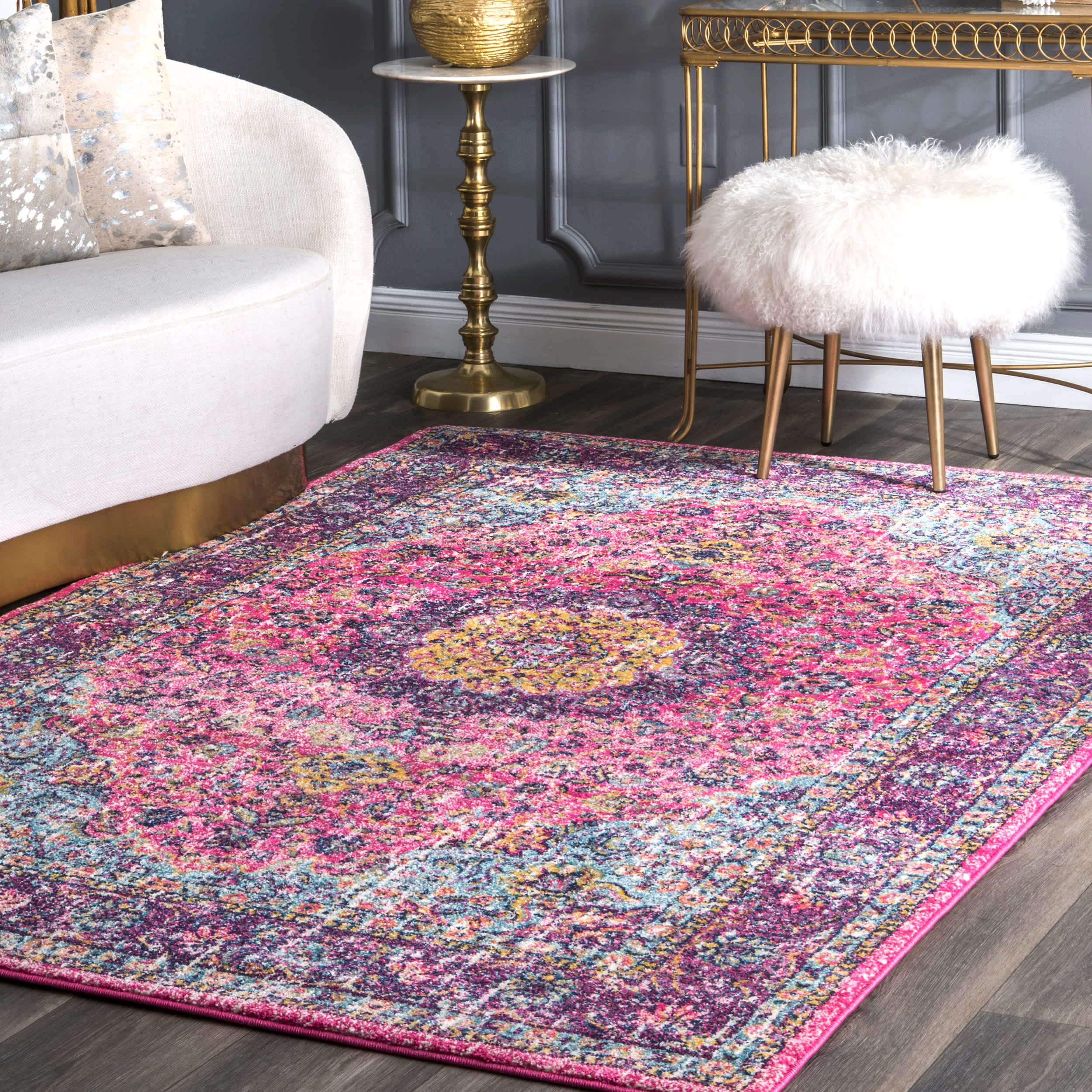 Traditional Medallion Verona Area Rug - Image 30