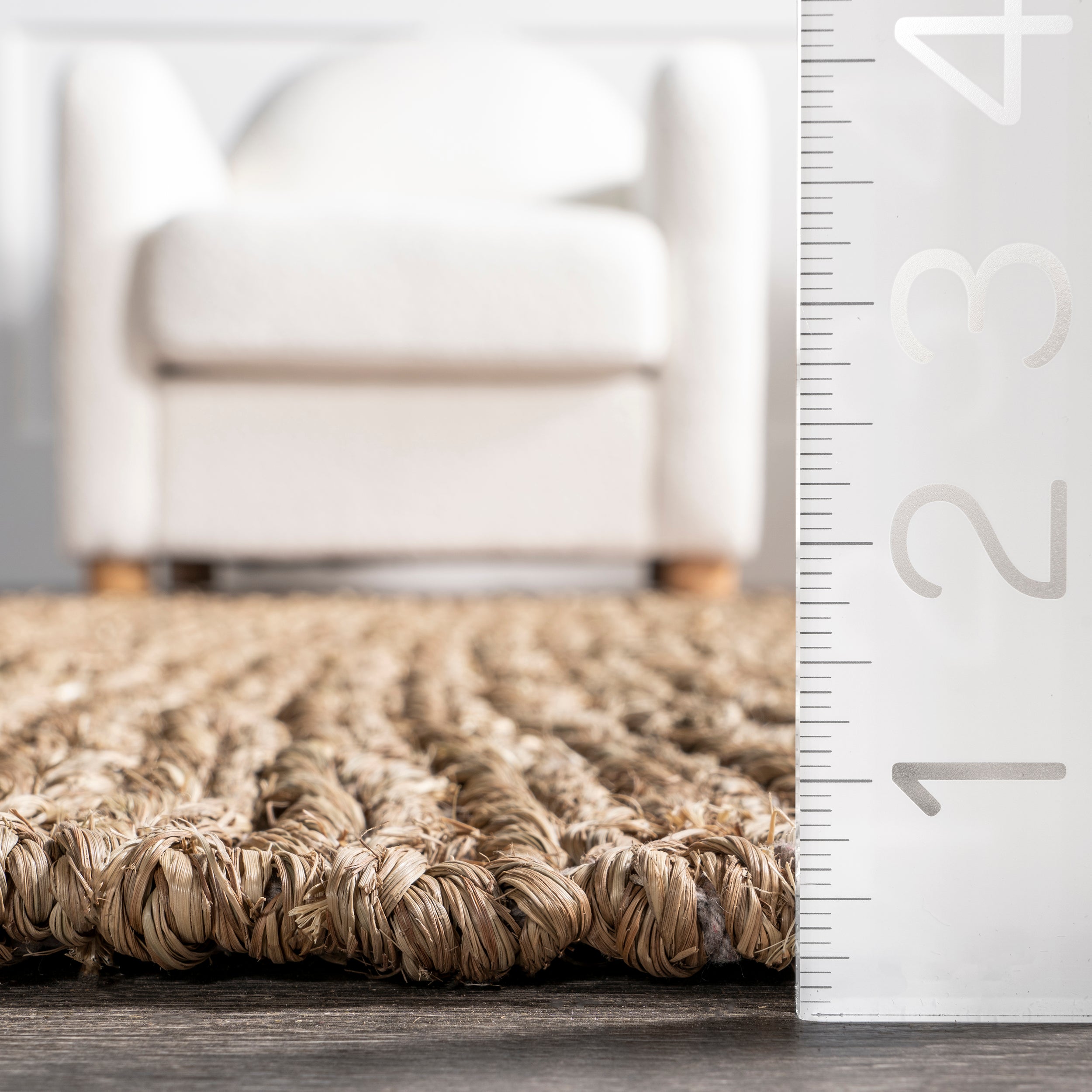 Jeannie Casual Seagrass Area Rug - Image 3