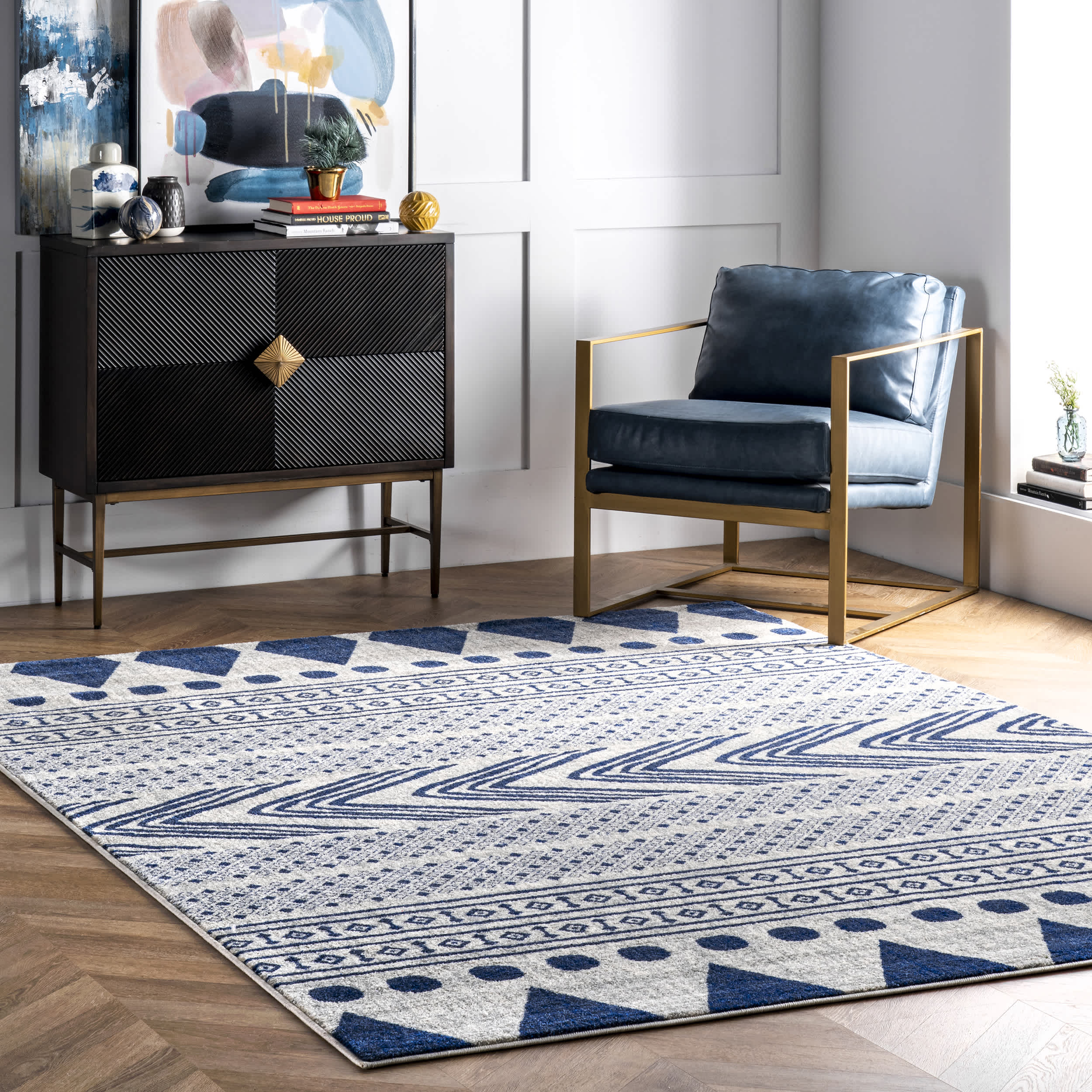 Shaina Tribal Area Rug - Image 13