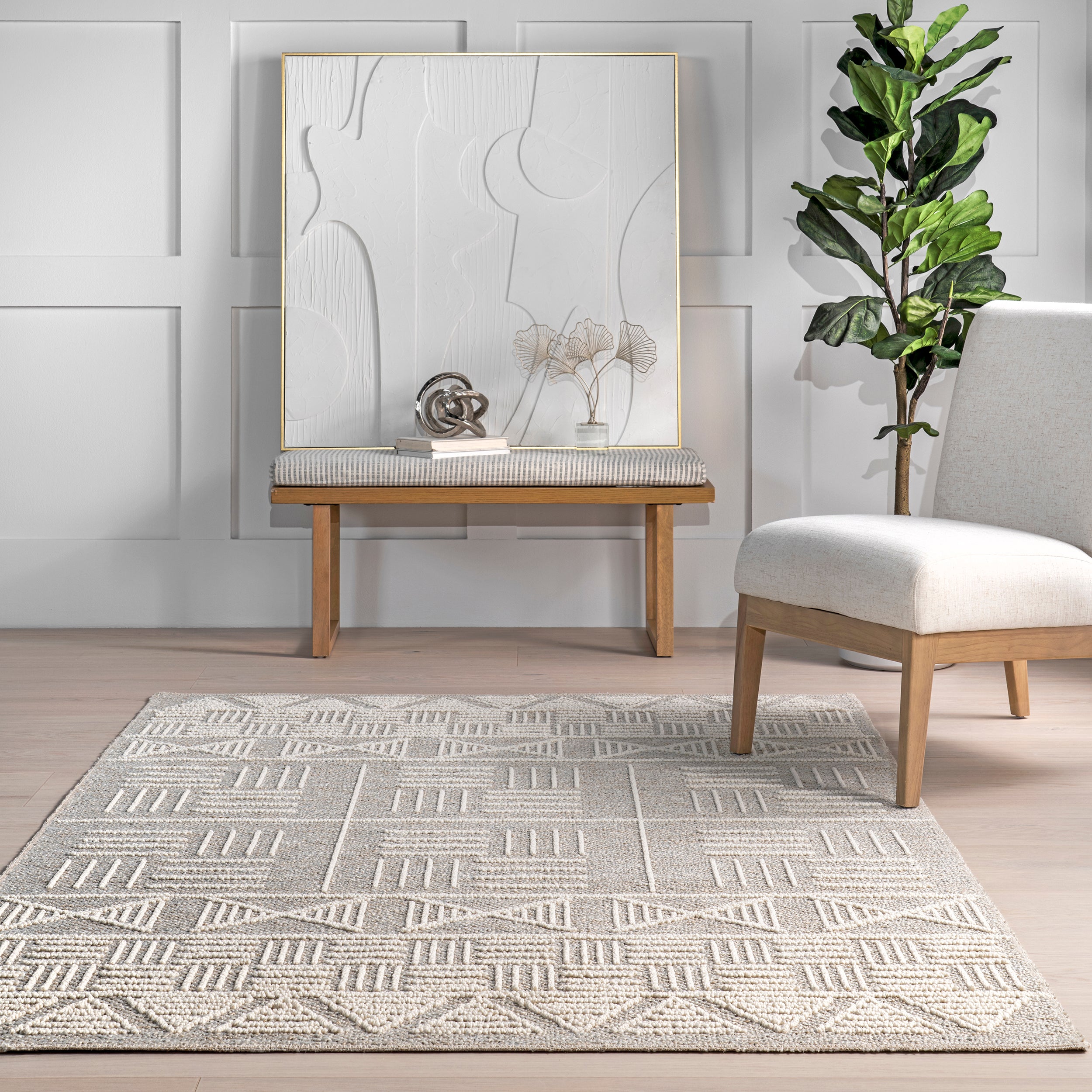 Demetra Casual Geometric Area Rug - Image 8