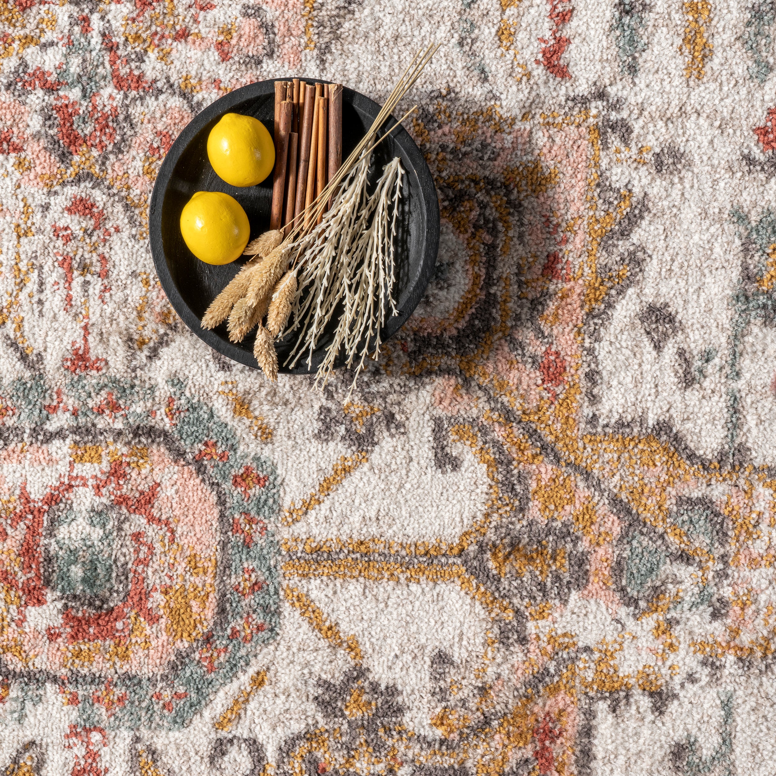 Justine Vintage Medallion Area Rug - Image 6