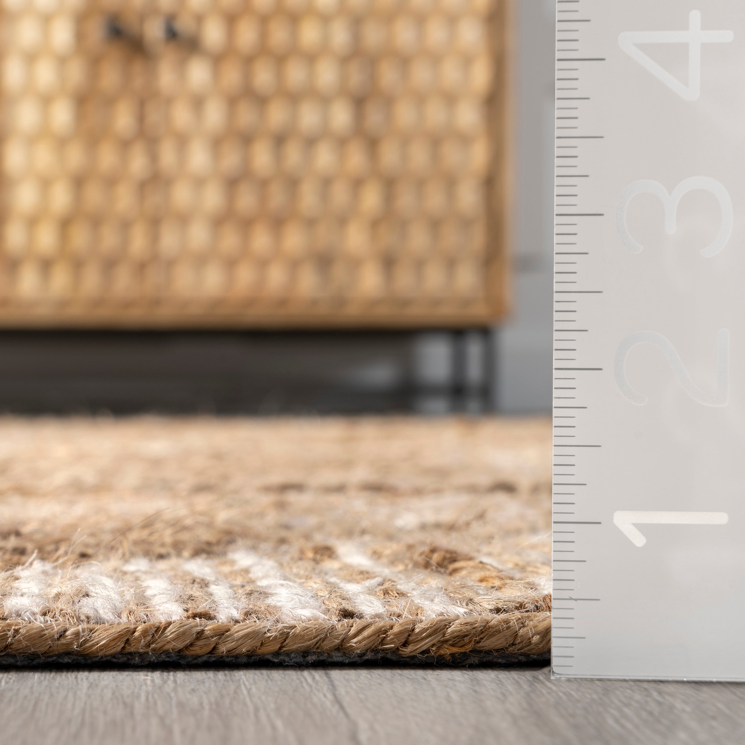 Davina Bohemian Tasseled Jute Area Rug - Image 3