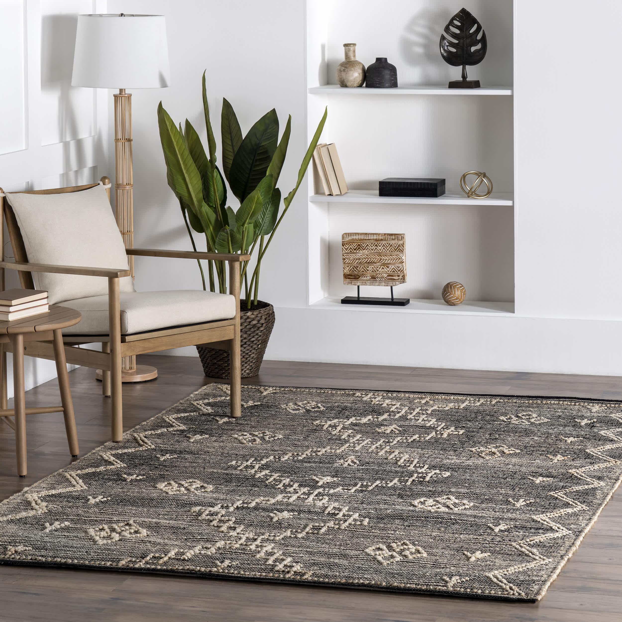 Handmade Moroccan Julianne Jute Area Rug - Image 2