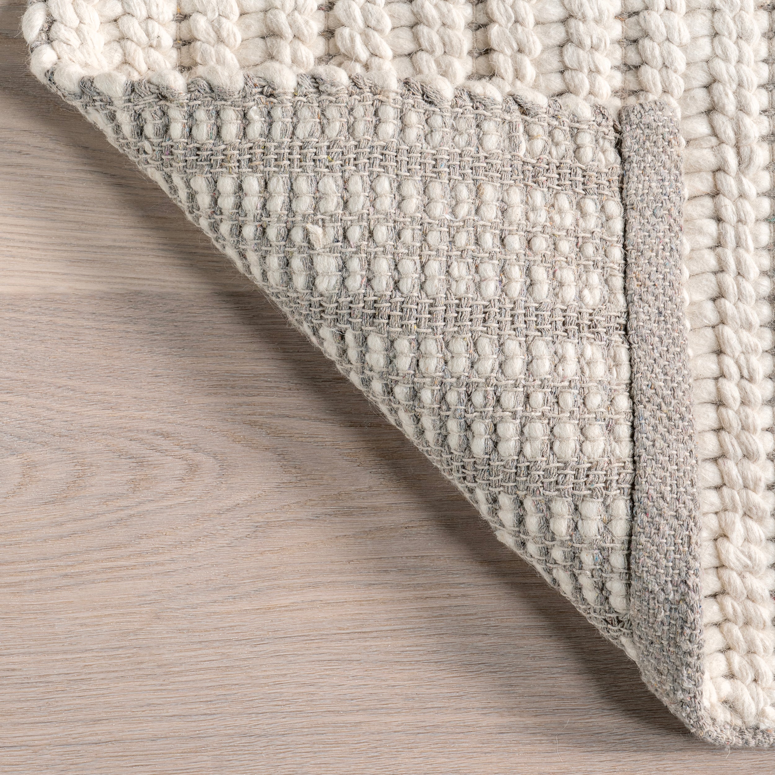 Aaleigha Casual Striped Wool Area Rug - Image 16