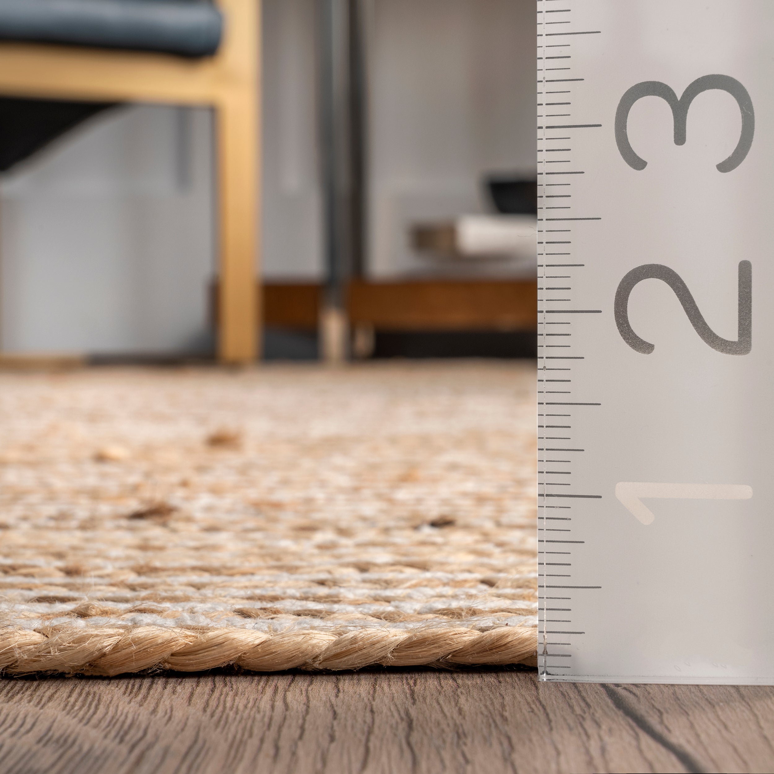 Alanis Farmhouse Jute Area Rug - Image 3
