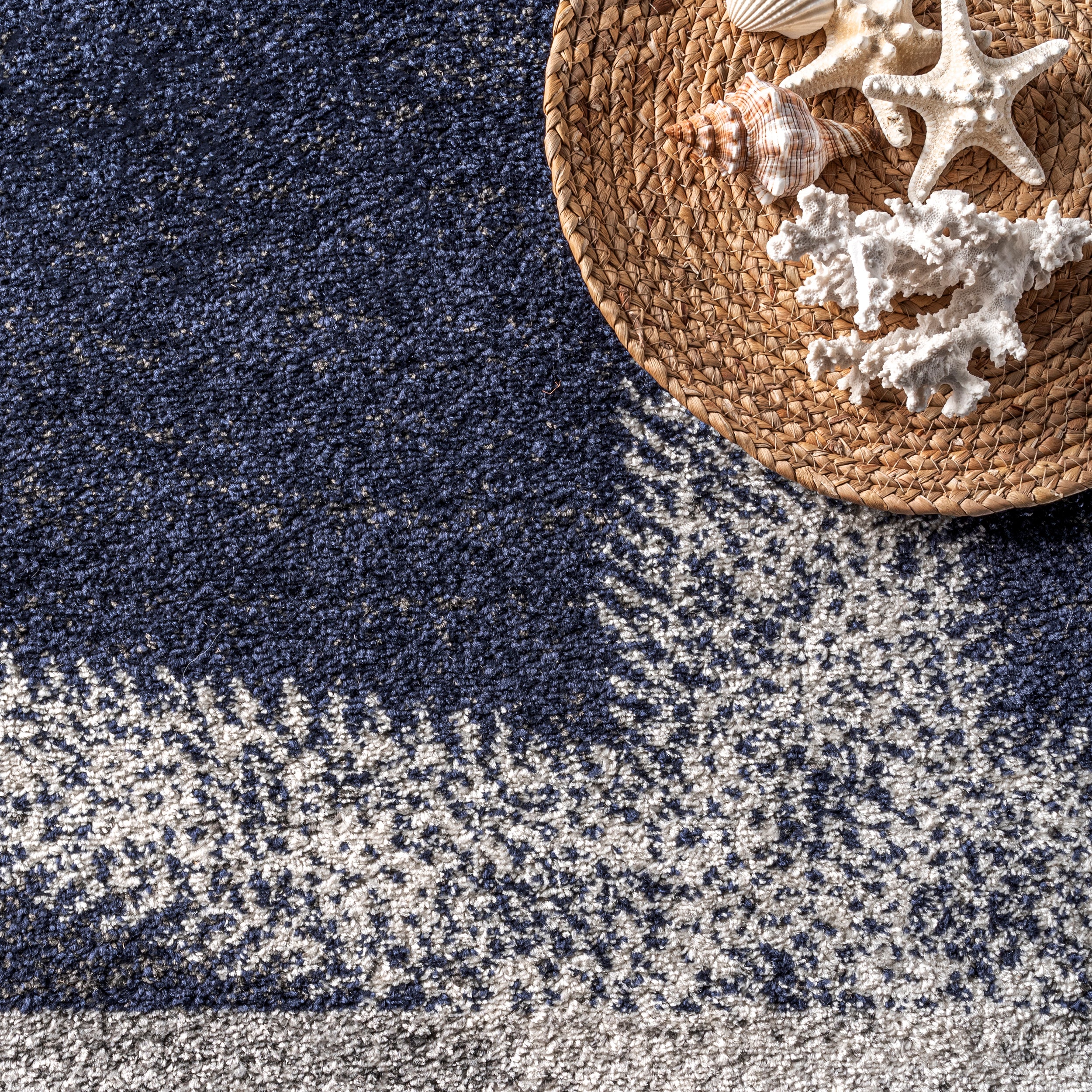 Thomas Paul Starfish and Striped Area Rug - Image 19