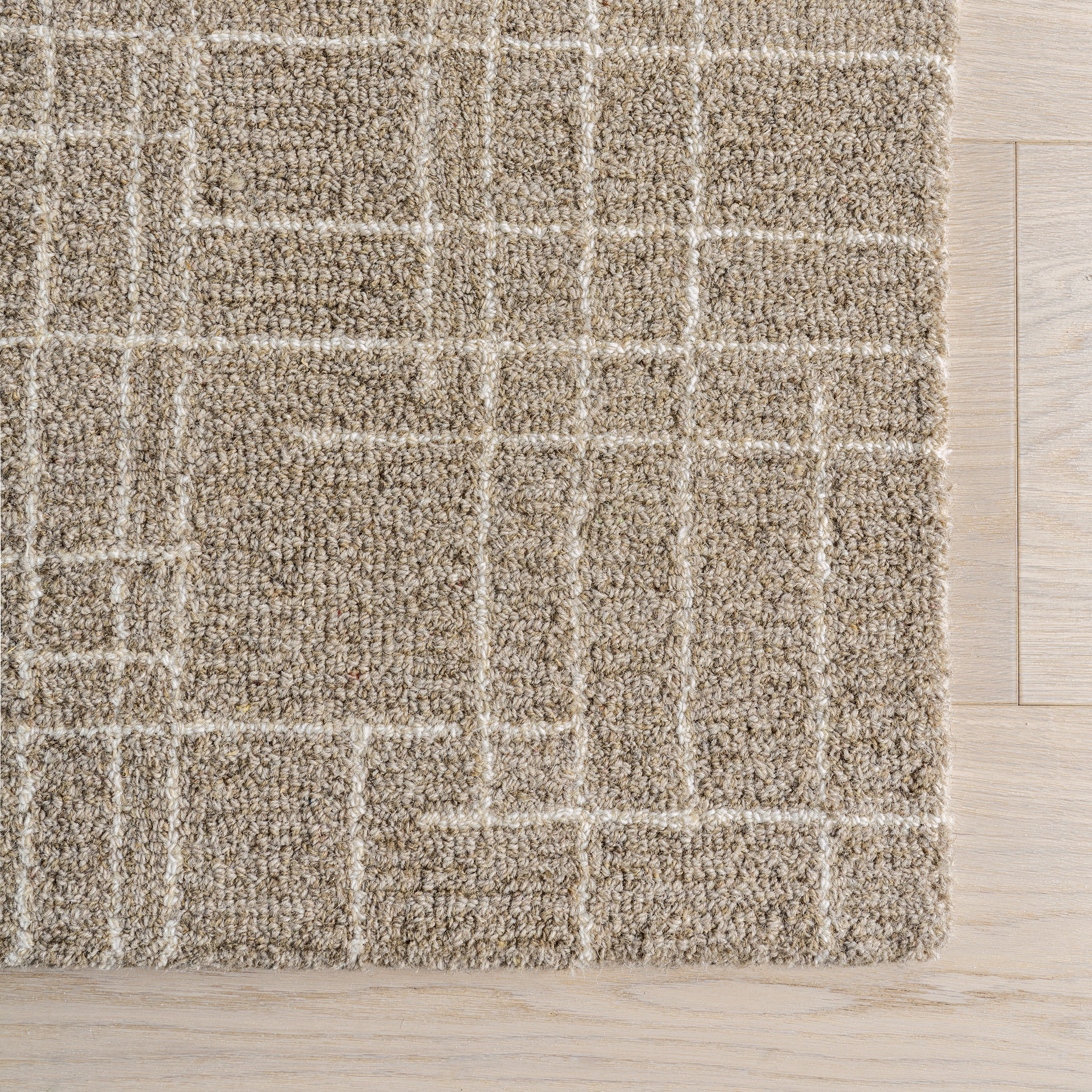 Tiera Checkered Wool Area Rug - Image 6
