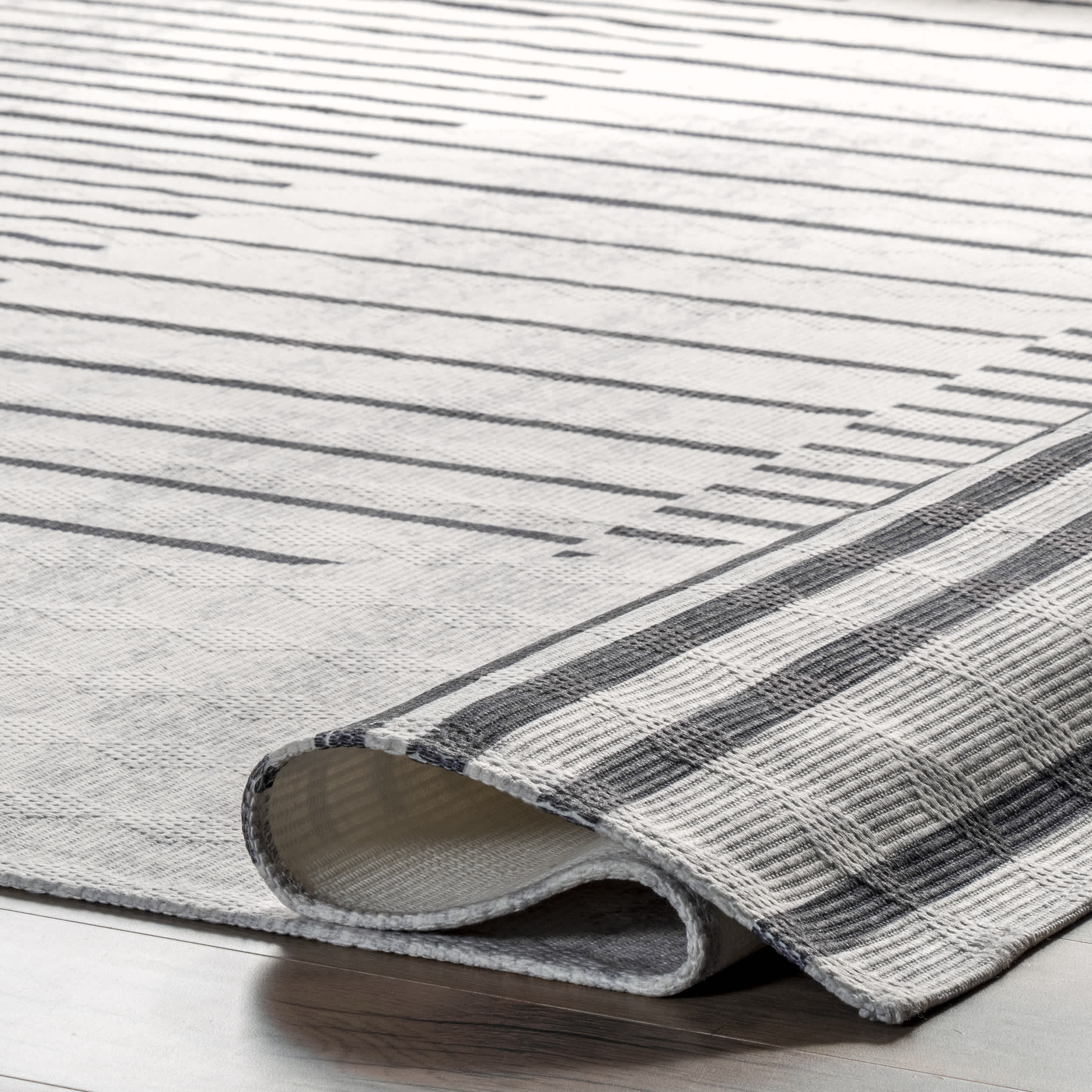 Elianna Washable Abstract Sunset Area Rug - Image 4
